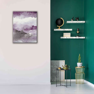 'Midnight At The Lake III Amethyst Gray Crop' by Mike Schick, Giclee Canvas Wall Art,26x34