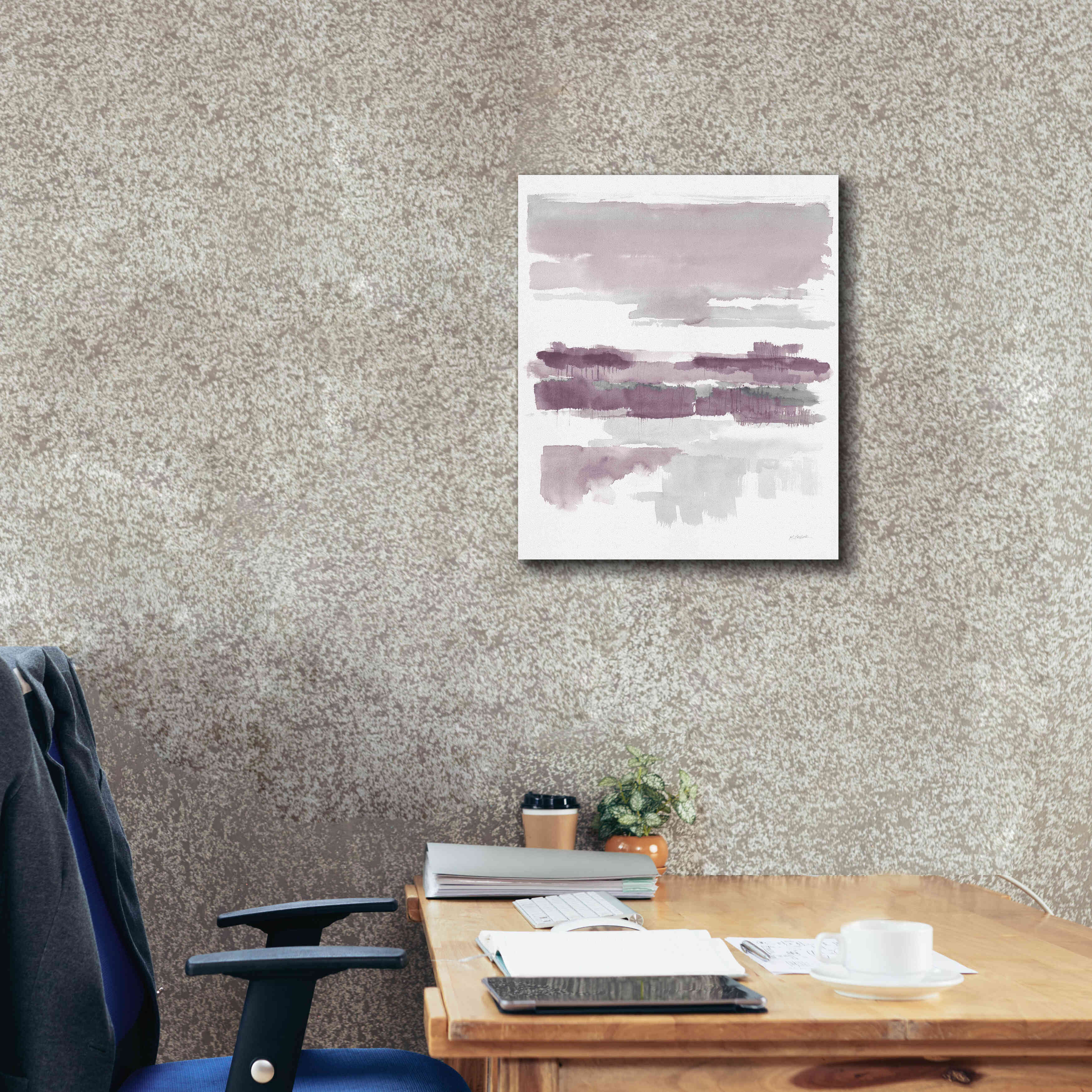'Amethyst Wetlands Crop' by Mike Schick, Giclee Canvas Wall Art,20x24