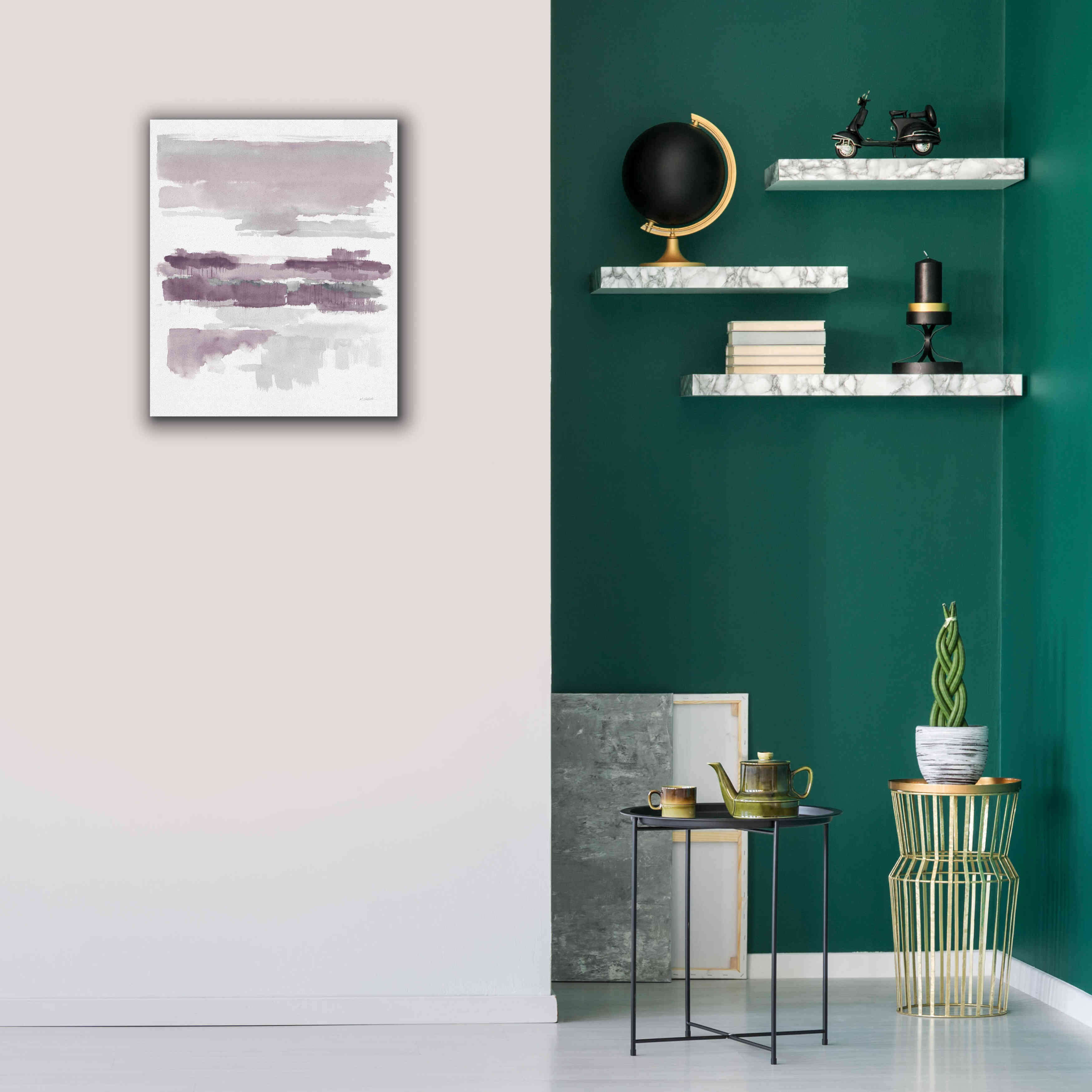 'Amethyst Wetlands Crop' by Mike Schick, Giclee Canvas Wall Art,20x24