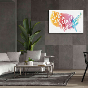 'Watercolor Usa' by Mike Schick, Giclee Canvas Wall Art,60x40