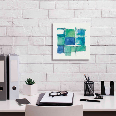 Image of '131 West 3rd Street Square II On White' by Mike Schick, Giclee Canvas Wall Art,12x12