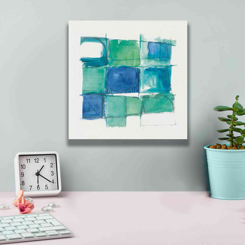 Image of '131 West 3rd Street Square II On White' by Mike Schick, Giclee Canvas Wall Art,12x12