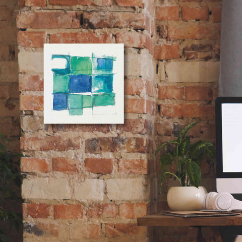 Image of '131 West 3rd Street Square II On White' by Mike Schick, Giclee Canvas Wall Art,12x12