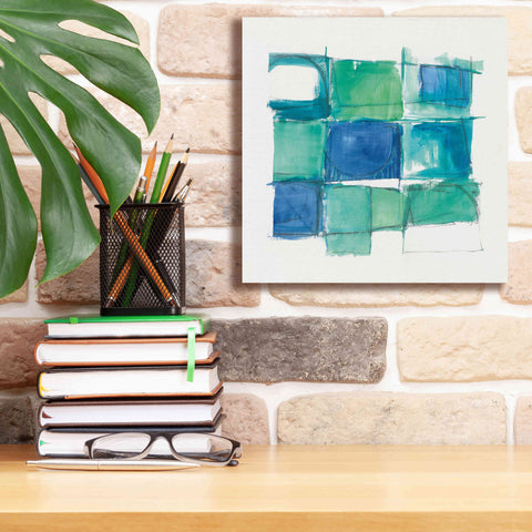 Image of '131 West 3rd Street Square II On White' by Mike Schick, Giclee Canvas Wall Art,12x12