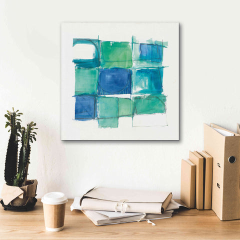 Image of '131 West 3rd Street Square II On White' by Mike Schick, Giclee Canvas Wall Art,18x18