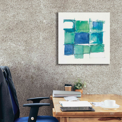 Image of '131 West 3rd Street Square II On White' by Mike Schick, Giclee Canvas Wall Art,26x26