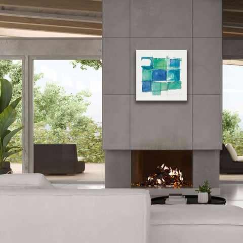 Image of '131 West 3rd Street Square II On White' by Mike Schick, Giclee Canvas Wall Art,26x26