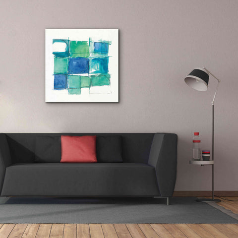 Image of '131 West 3rd Street Square II On White' by Mike Schick, Giclee Canvas Wall Art,37x37