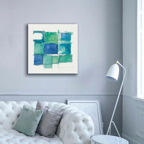 Image of '131 West 3rd Street Square II On White' by Mike Schick, Giclee Canvas Wall Art,37x37