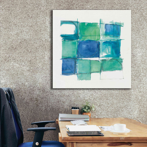 Image of '131 West 3rd Street Square II On White' by Mike Schick, Giclee Canvas Wall Art,37x37