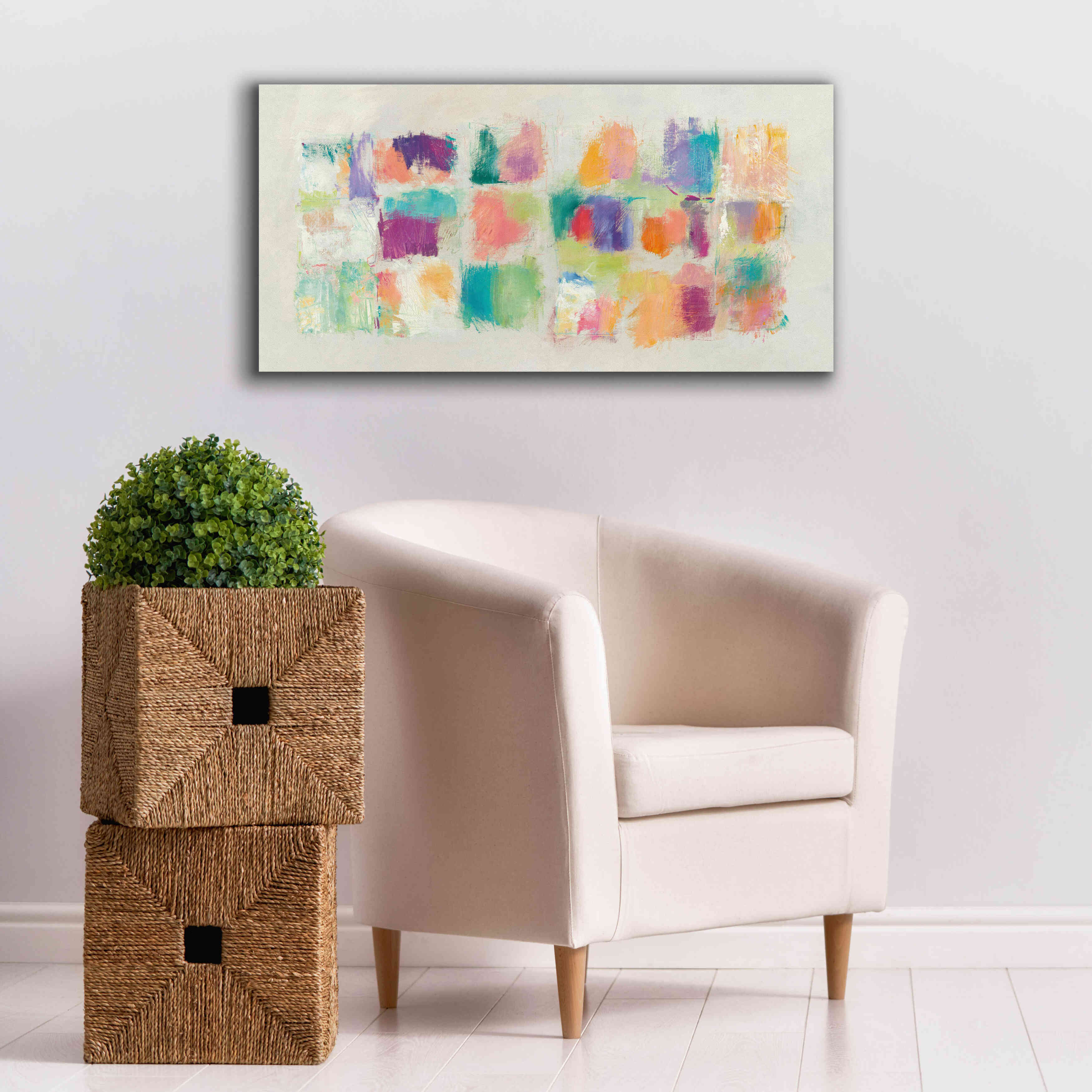 'Popsicles Horizontal' by Mike Schick, Giclee Canvas Wall Art,40x20