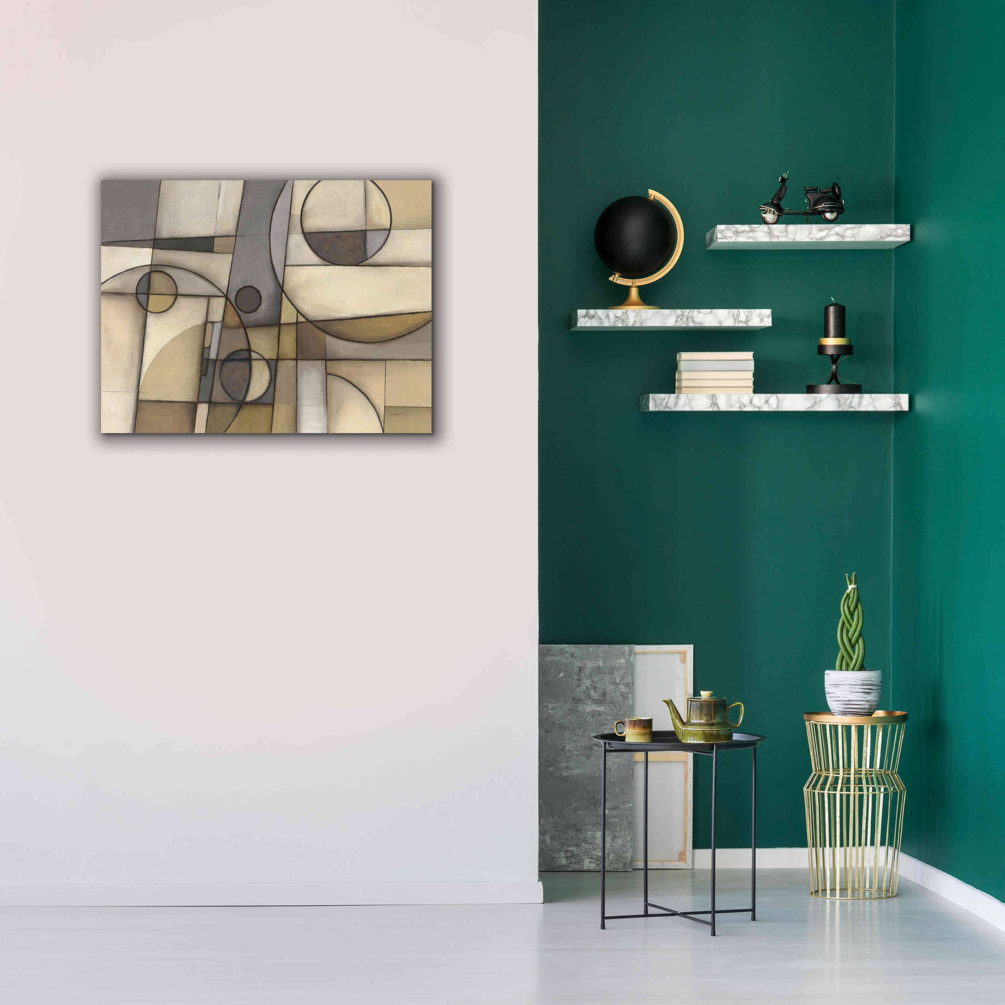 'Mythology Neutral' by Mike Schick, Giclee Canvas Wall Art,34x26