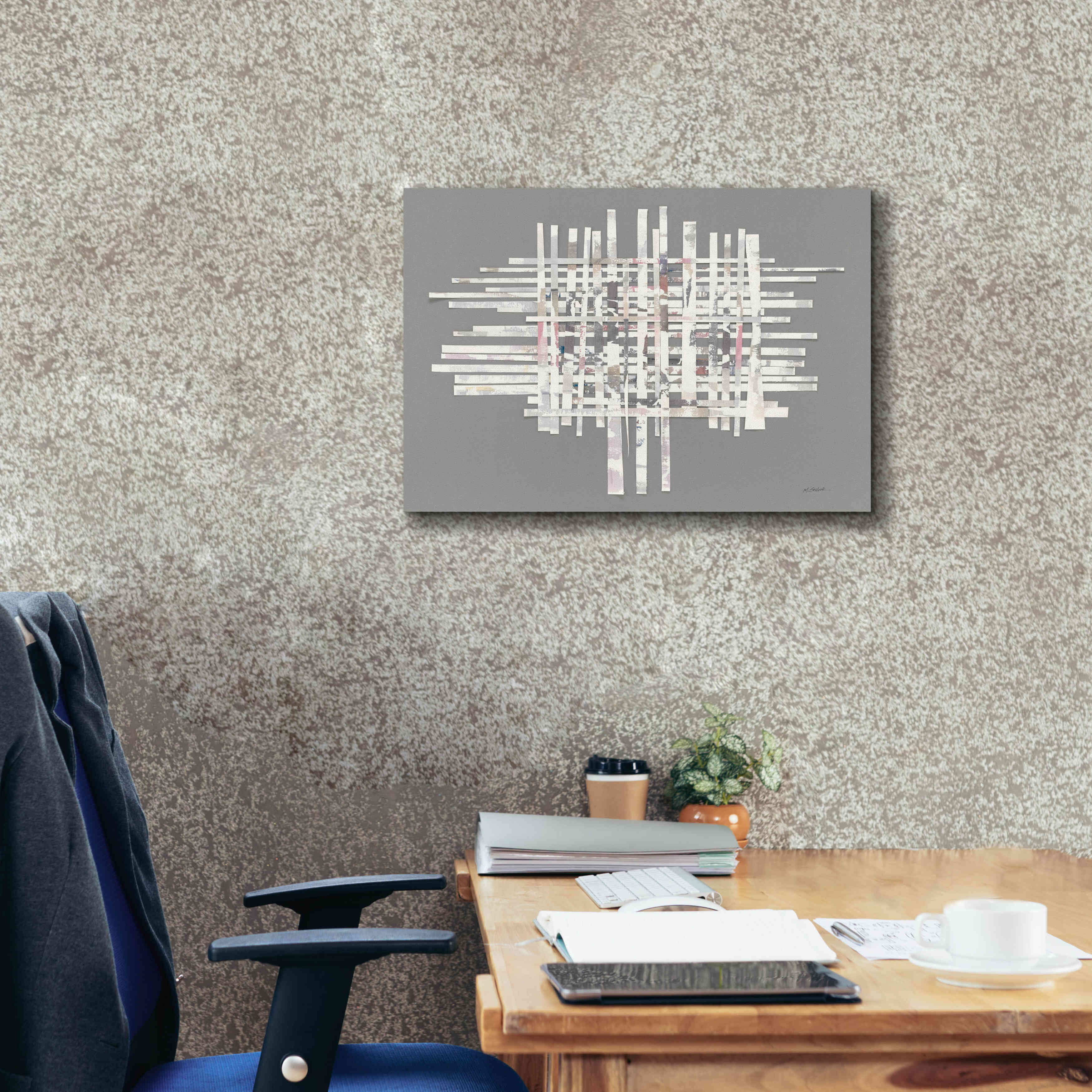 'The Color Of Moonlight On Gray' by Mike Schick, Giclee Canvas Wall Art,24x20