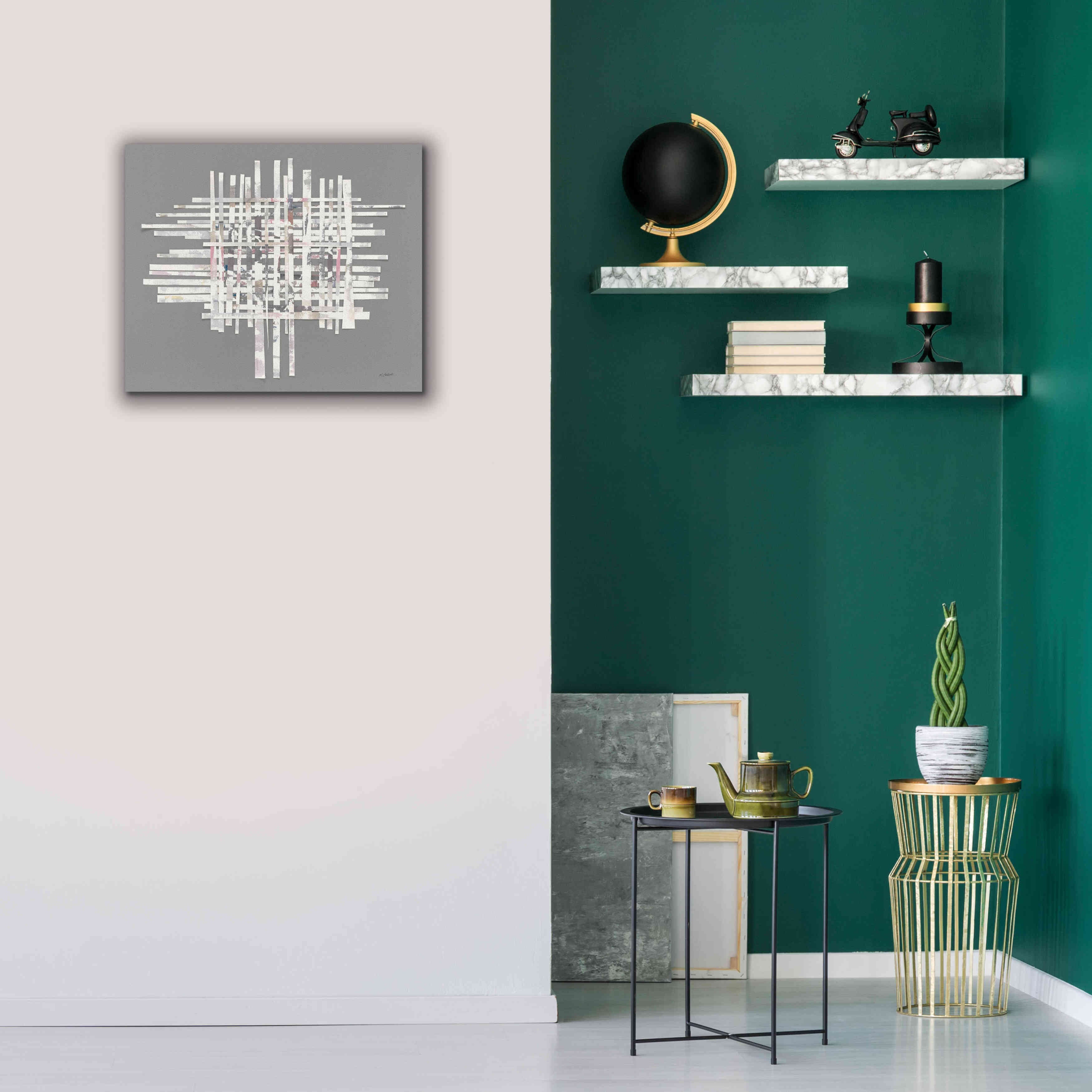 'The Color Of Moonlight On Gray' by Mike Schick, Giclee Canvas Wall Art,24x20