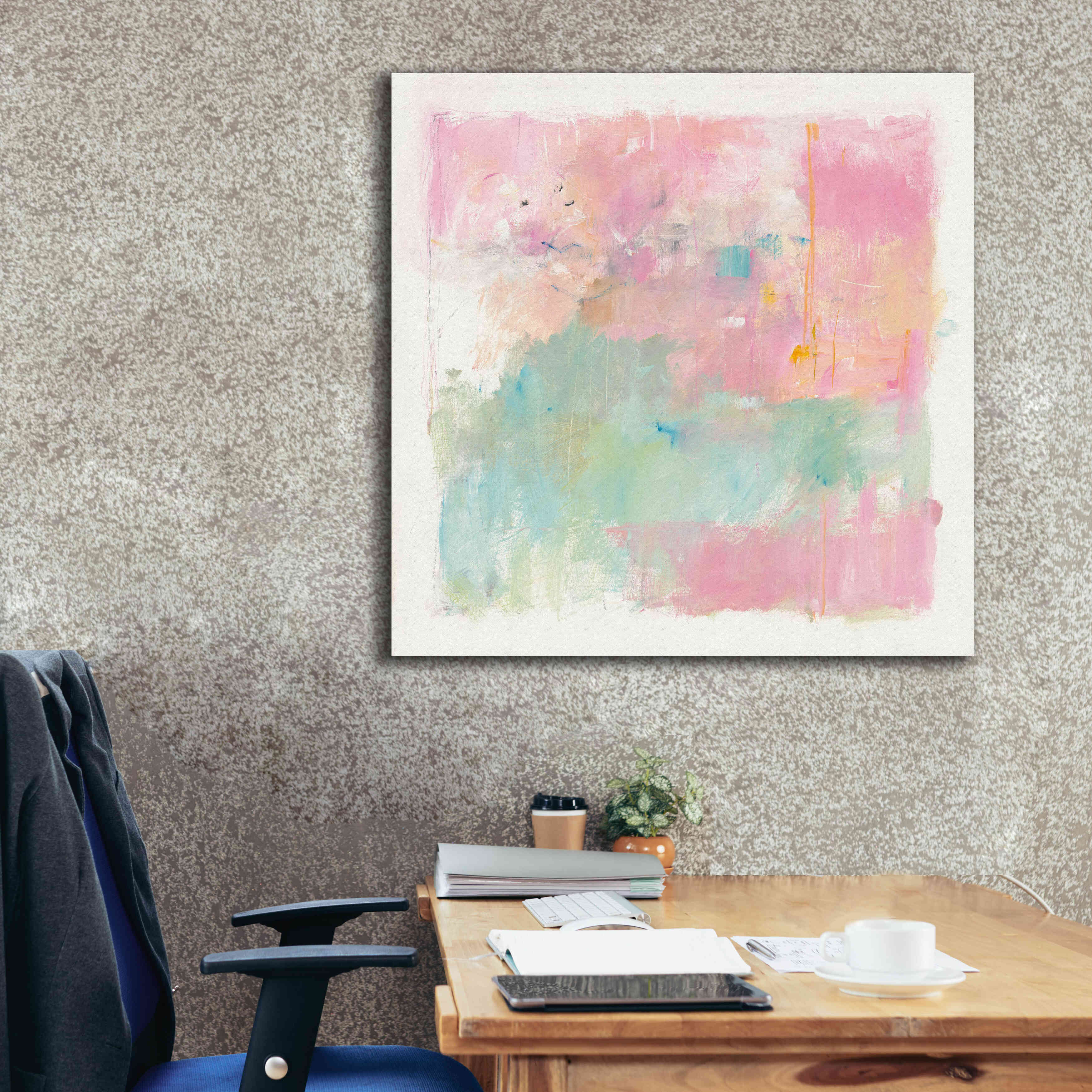 'At Loose Ends' by Mike Schick, Giclee Canvas Wall Art,37x37