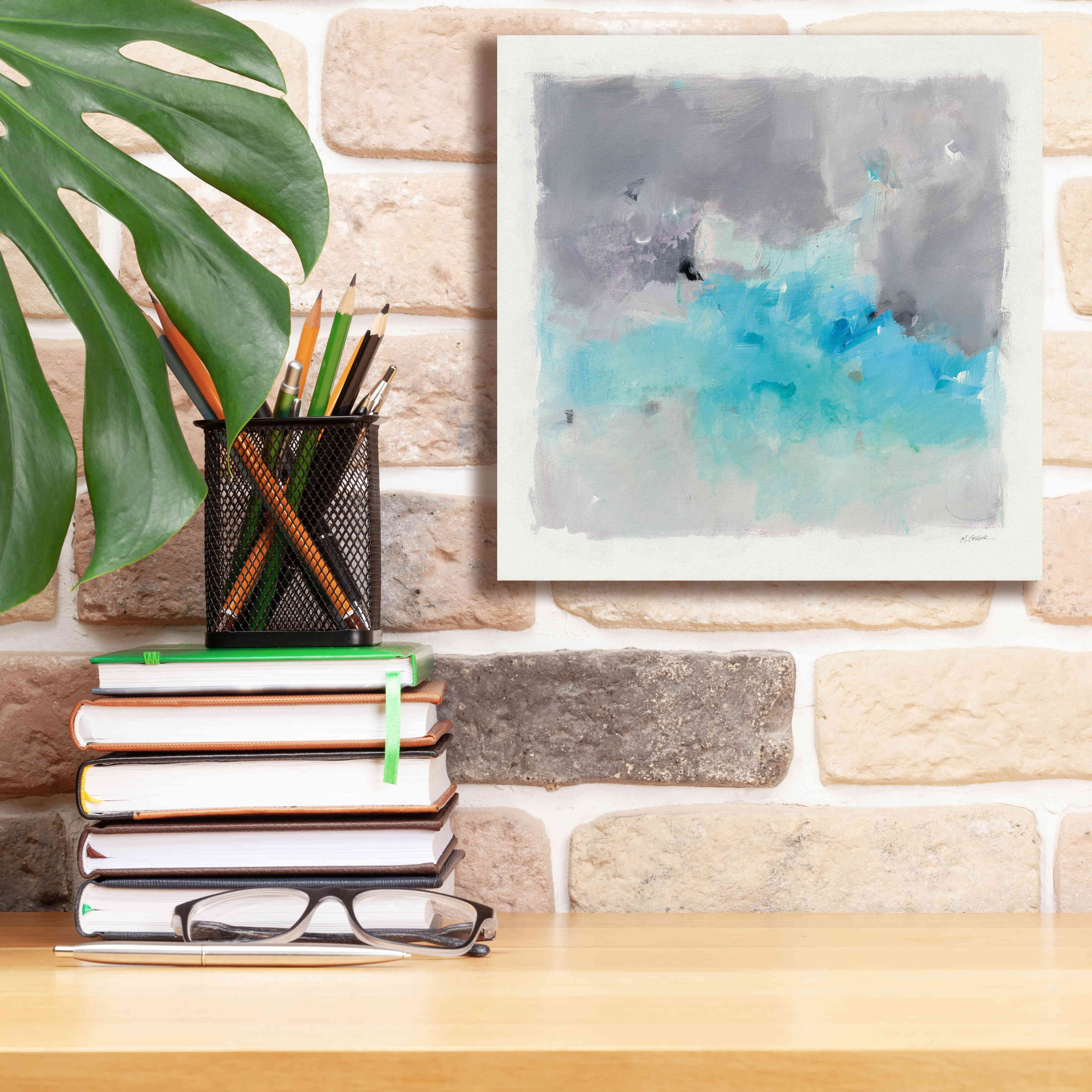 'Spring Chase' by Mike Schick, Giclee Canvas Wall Art,12x12