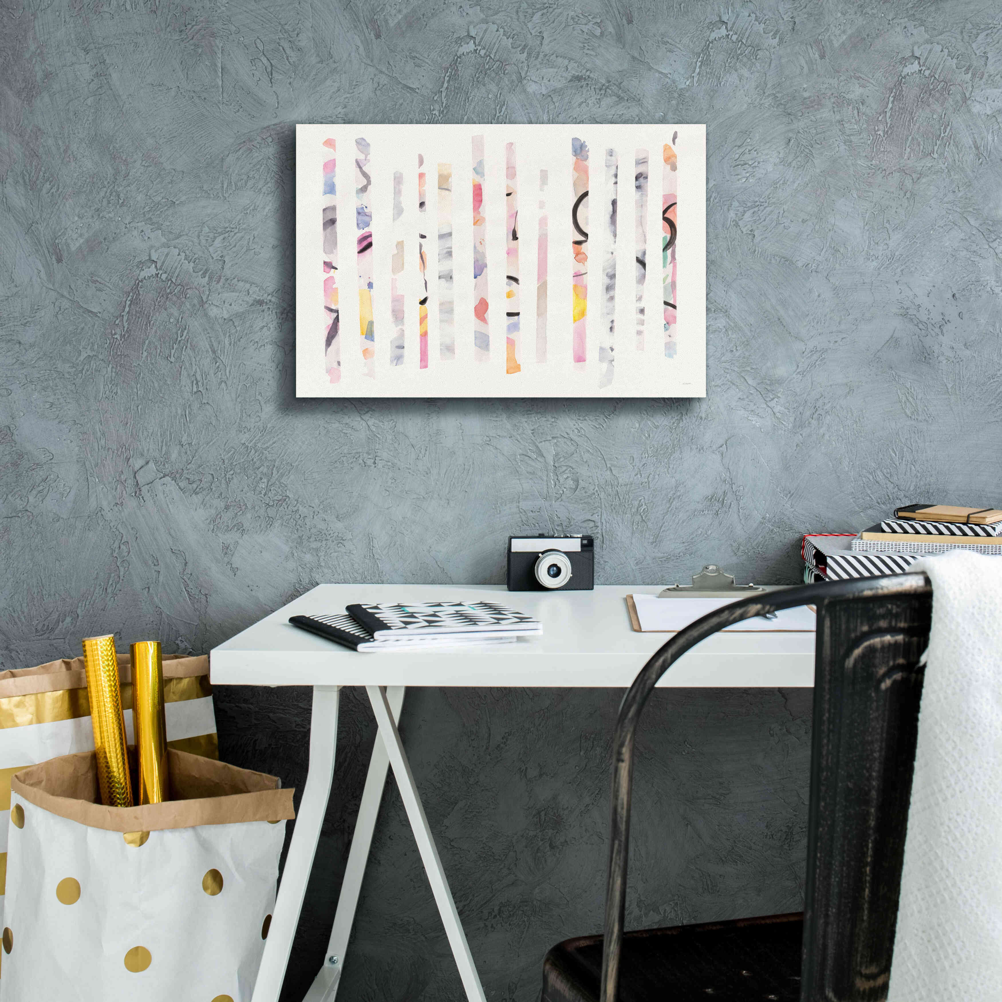 'Candy Bars' by Mike Schick, Giclee Canvas Wall Art,18x12