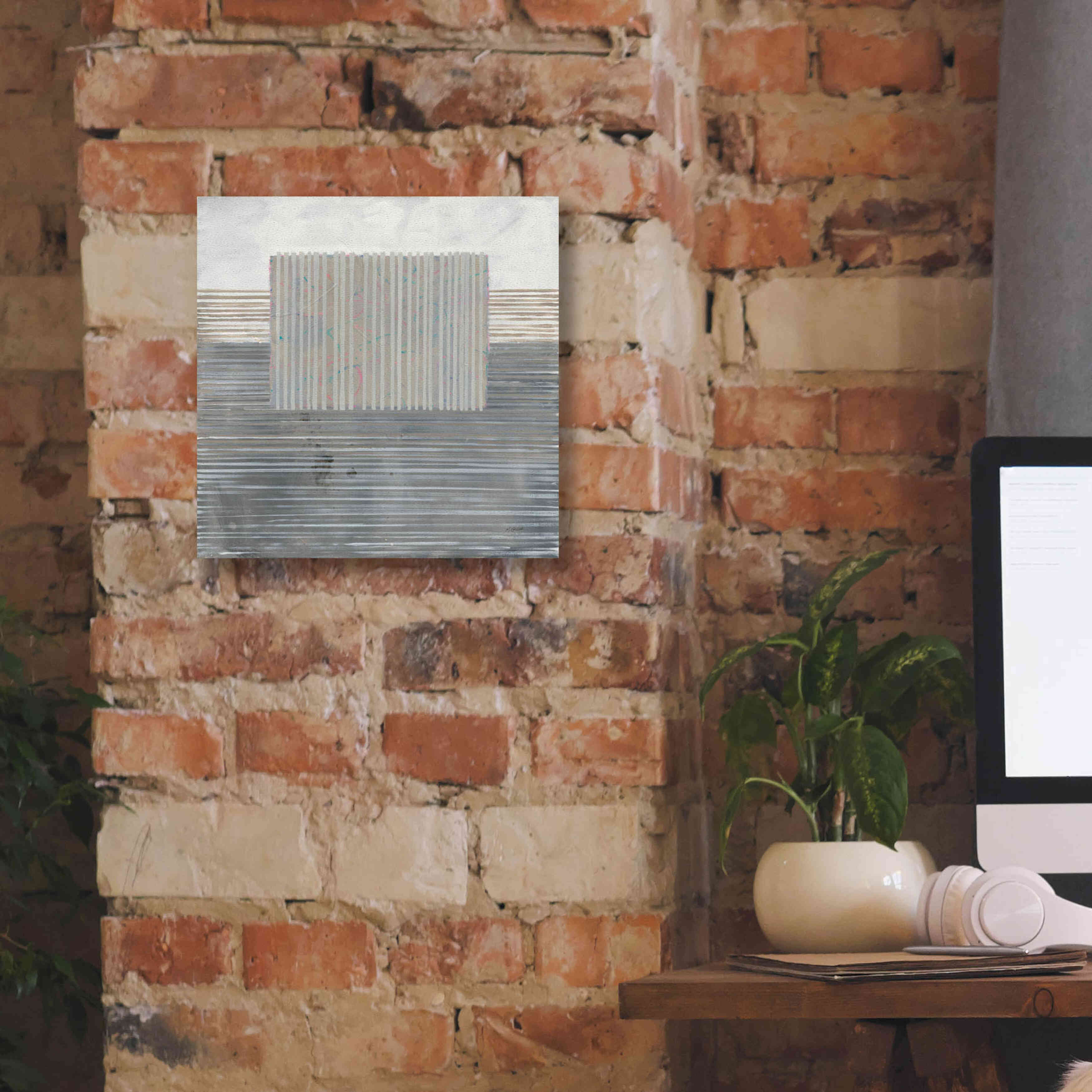 'Layers Of Reality' by Mike Schick, Giclee Canvas Wall Art,12x12