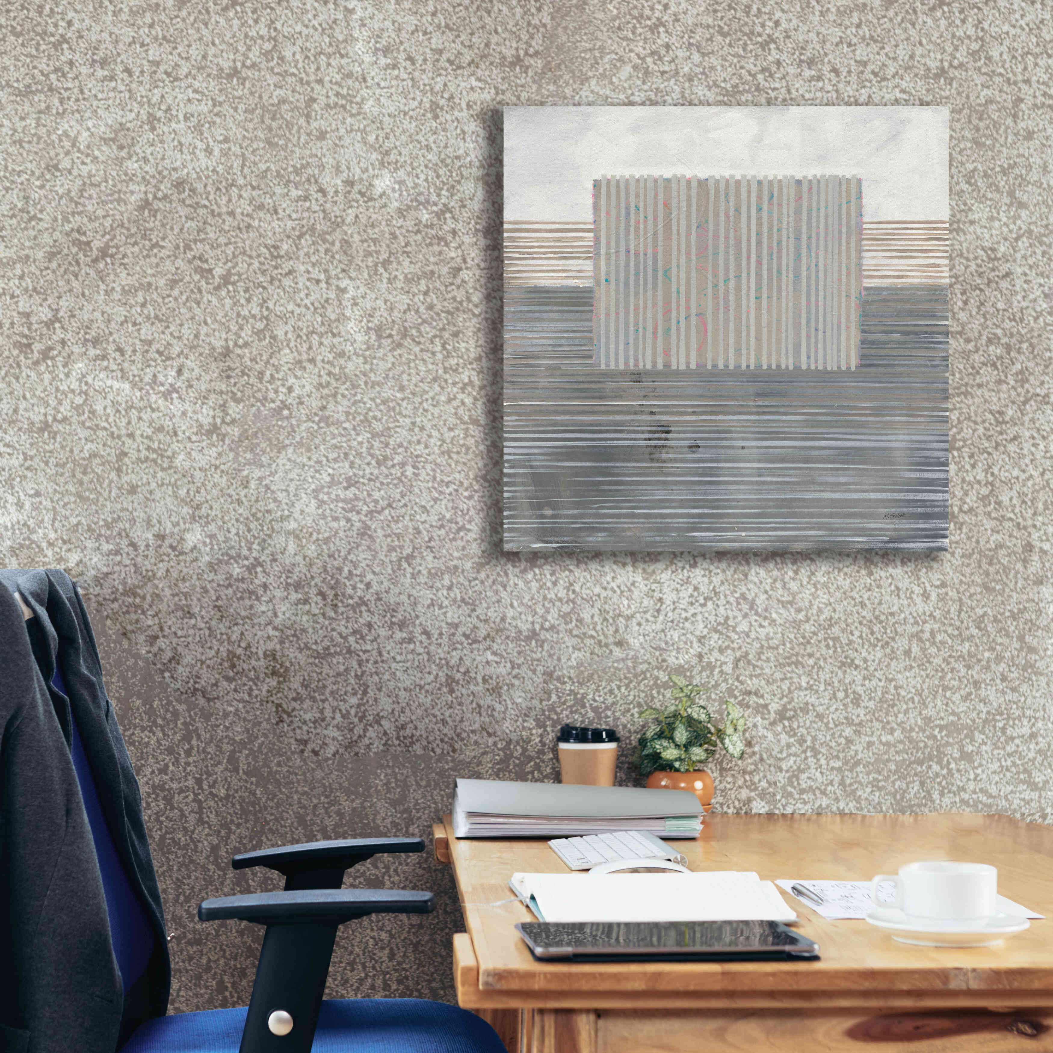 'Layers Of Reality' by Mike Schick, Giclee Canvas Wall Art,26x26