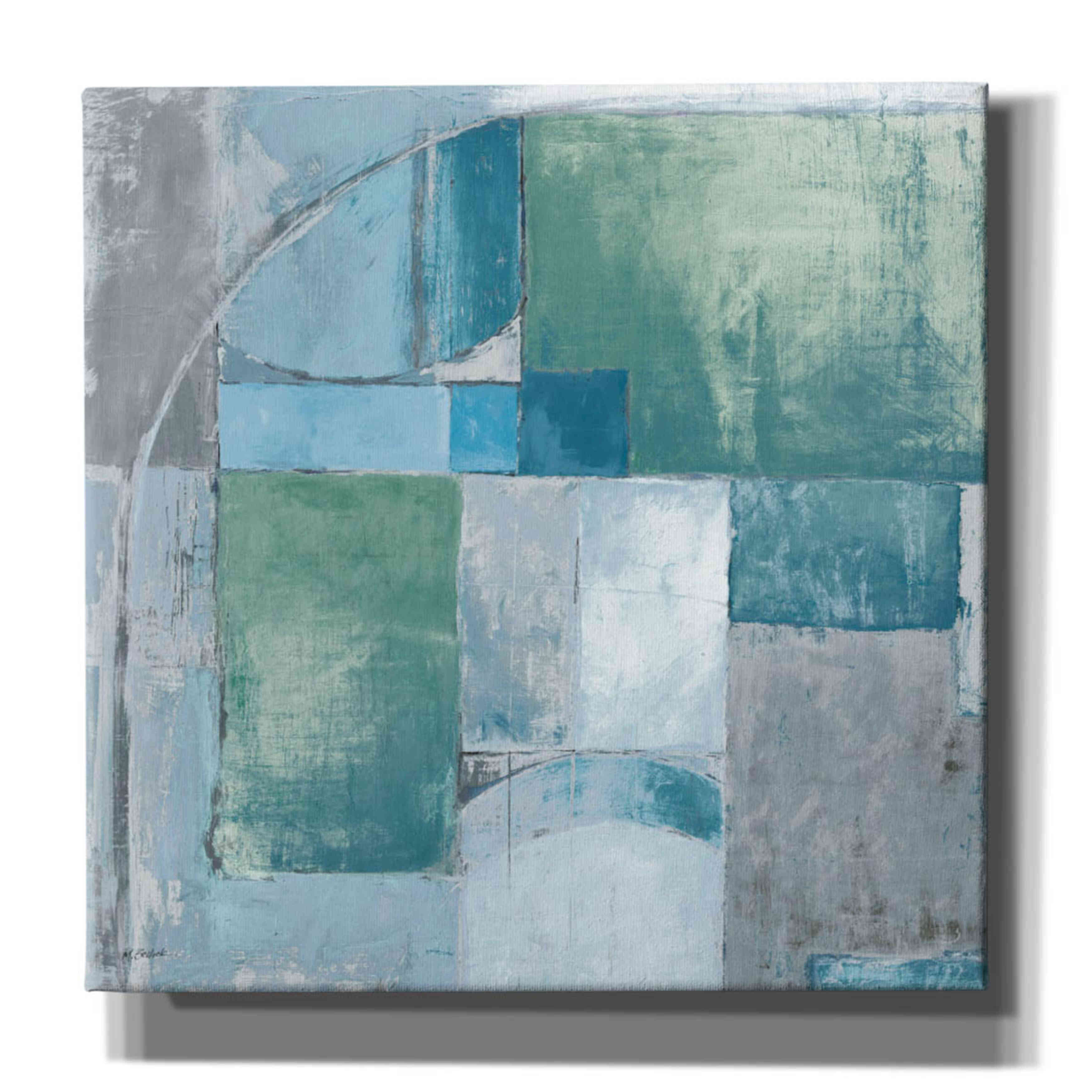 'Trans Blues Before Sunrise' by Mike Schick, Giclee Canvas Wall Art