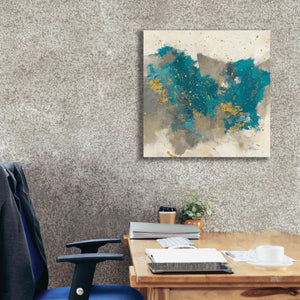 'Gray Matter Cream II' by Mike Schick, Giclee Canvas Wall Art,26x26