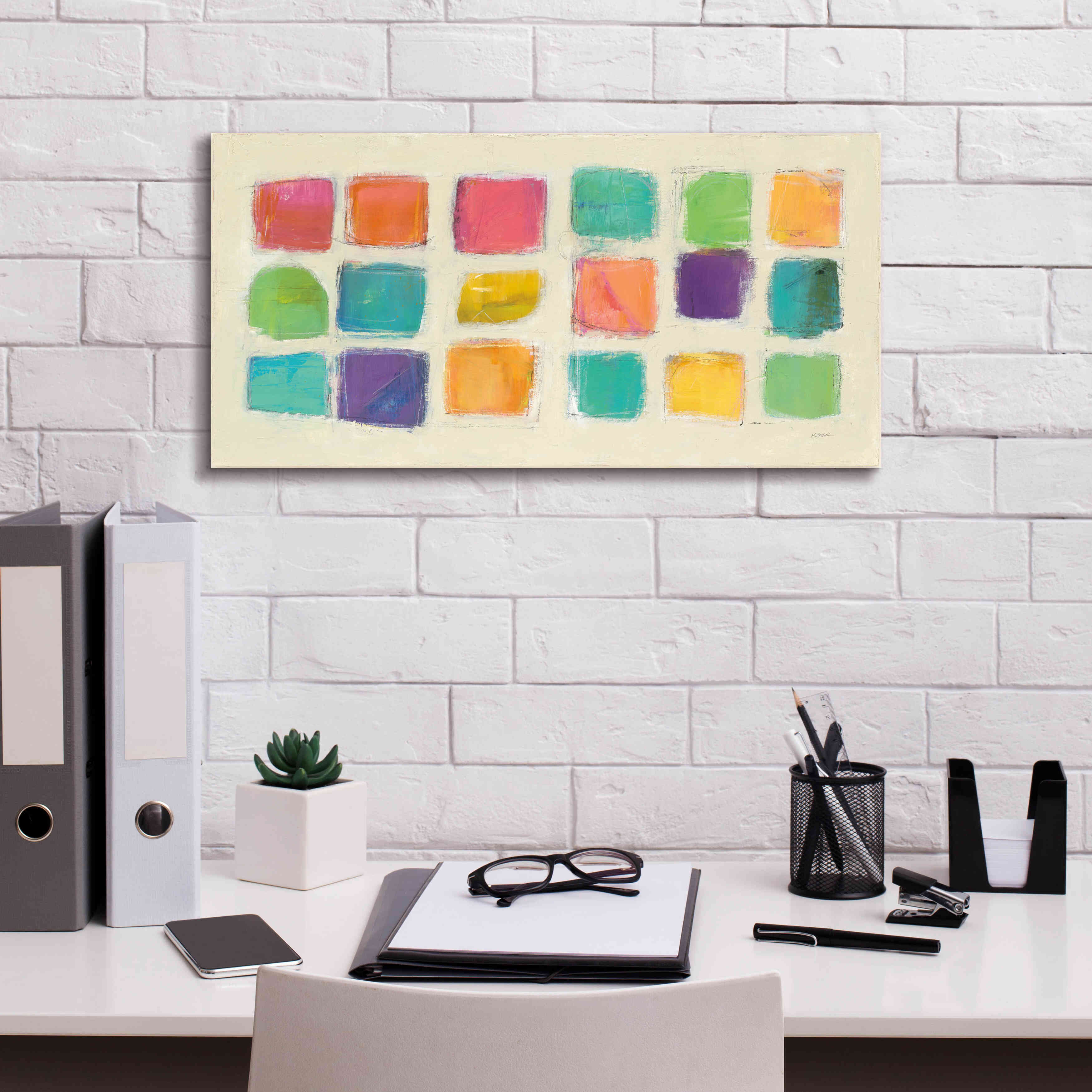 'Tutti Fruitti' by Mike Schick, Giclee Canvas Wall Art,24x12