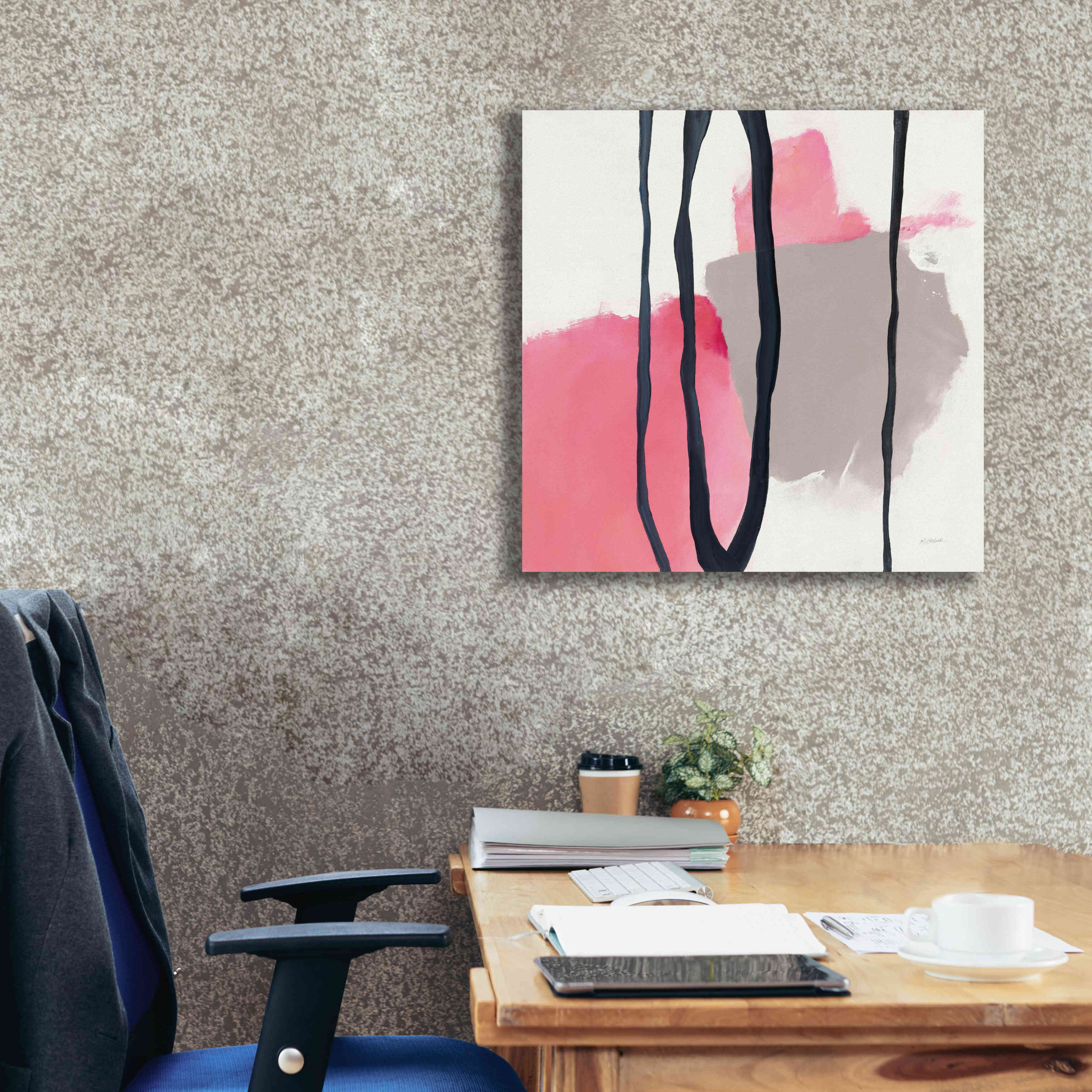 'Somersault I' by Mike Schick, Giclee Canvas Wall Art,26x26