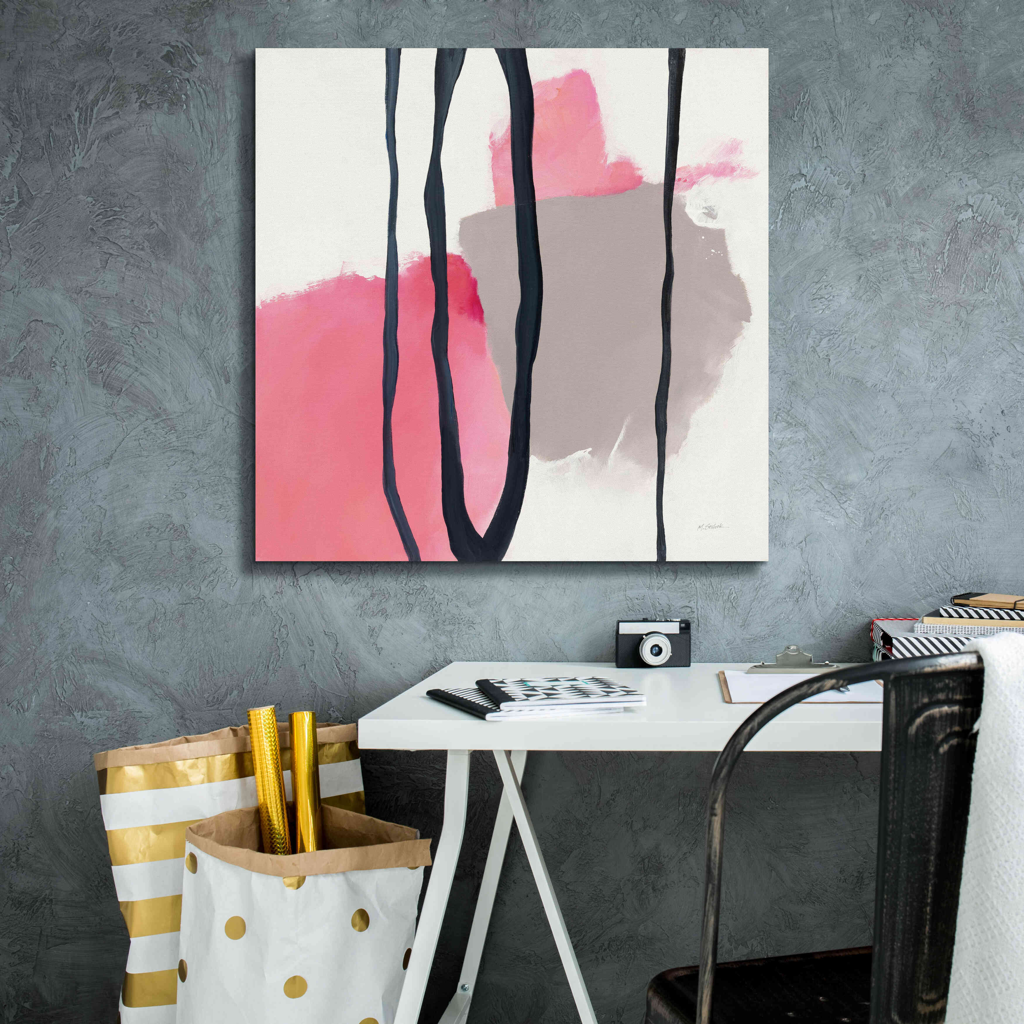 'Somersault I' by Mike Schick, Giclee Canvas Wall Art,26x26