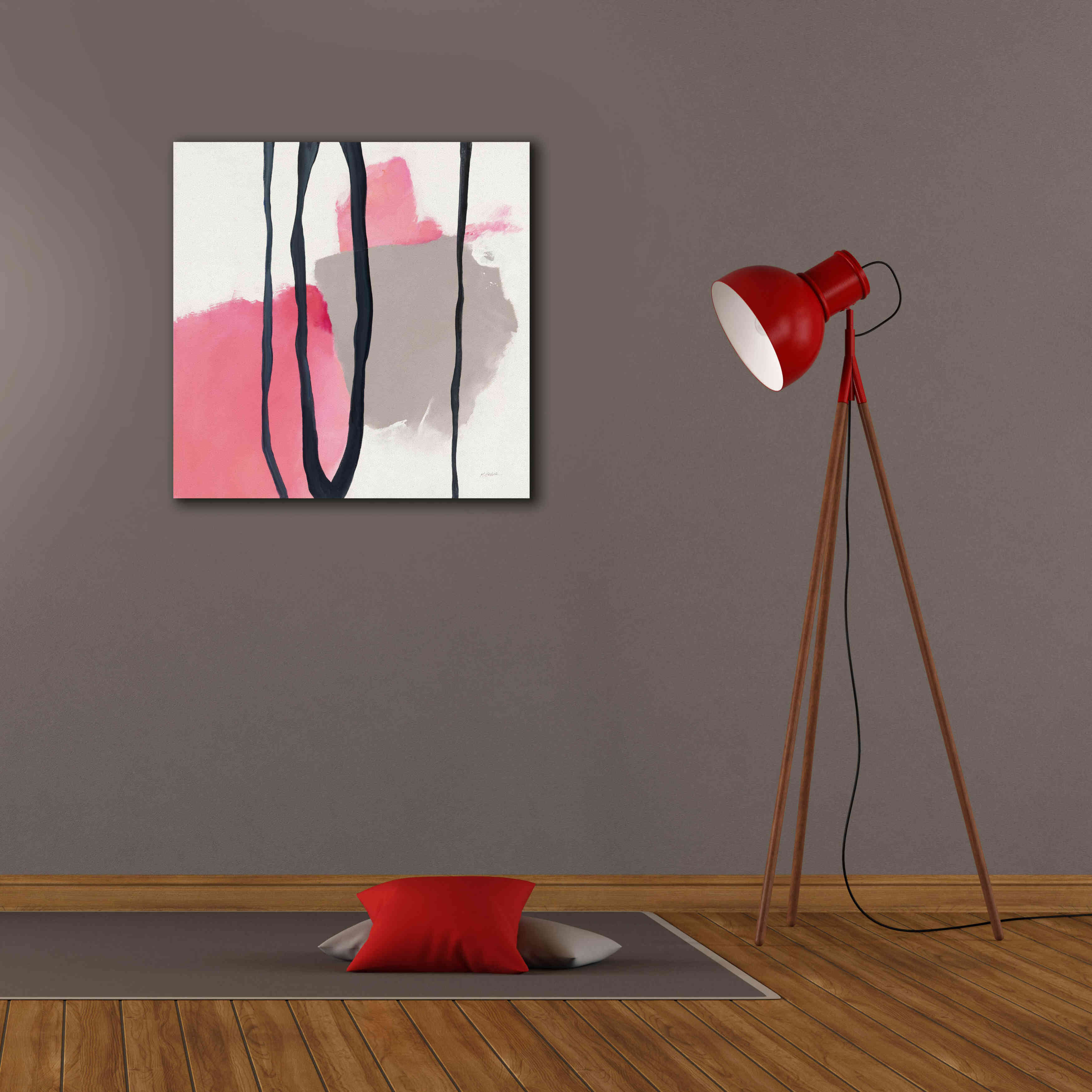 'Somersault I' by Mike Schick, Giclee Canvas Wall Art,26x26