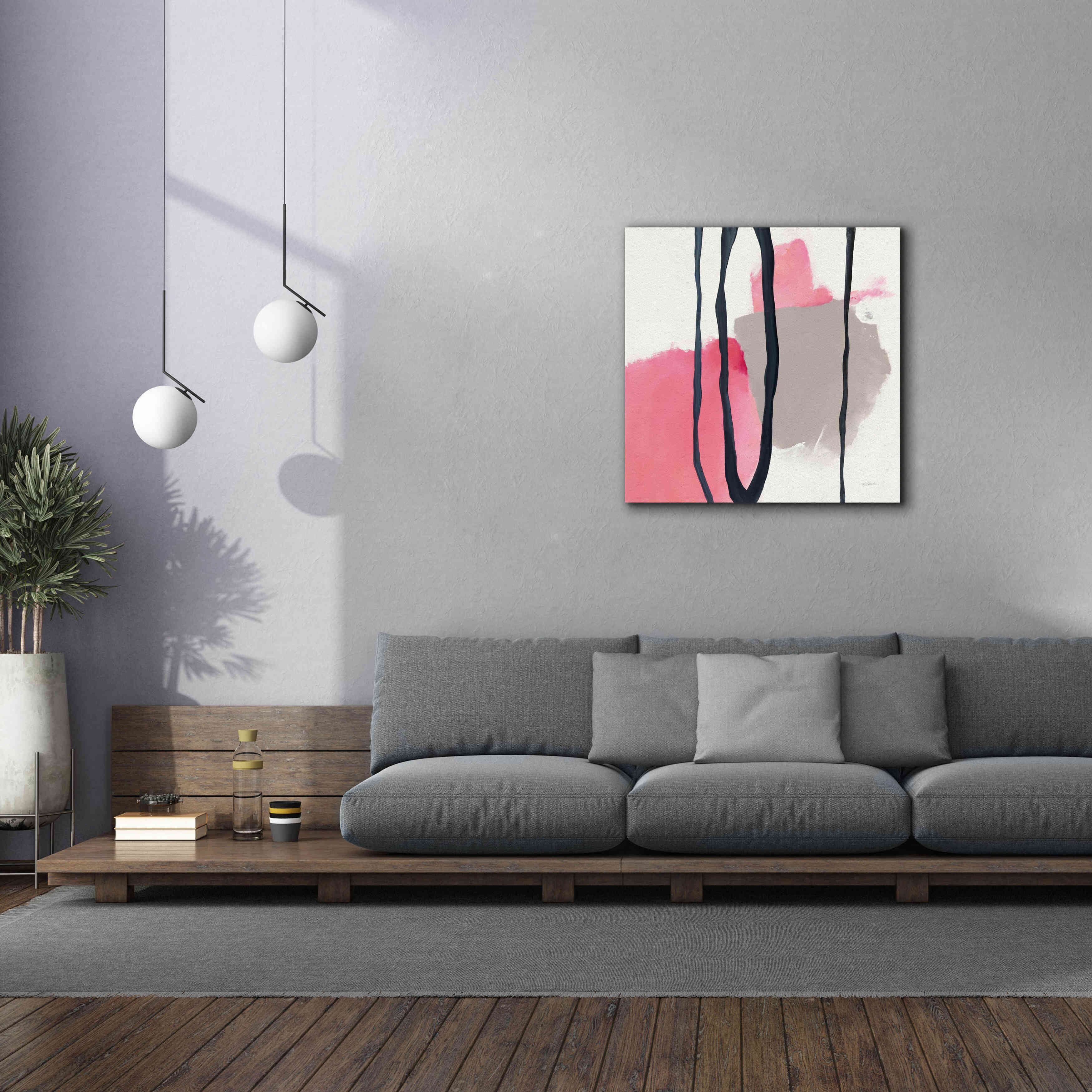 'Somersault I' by Mike Schick, Giclee Canvas Wall Art,37x37