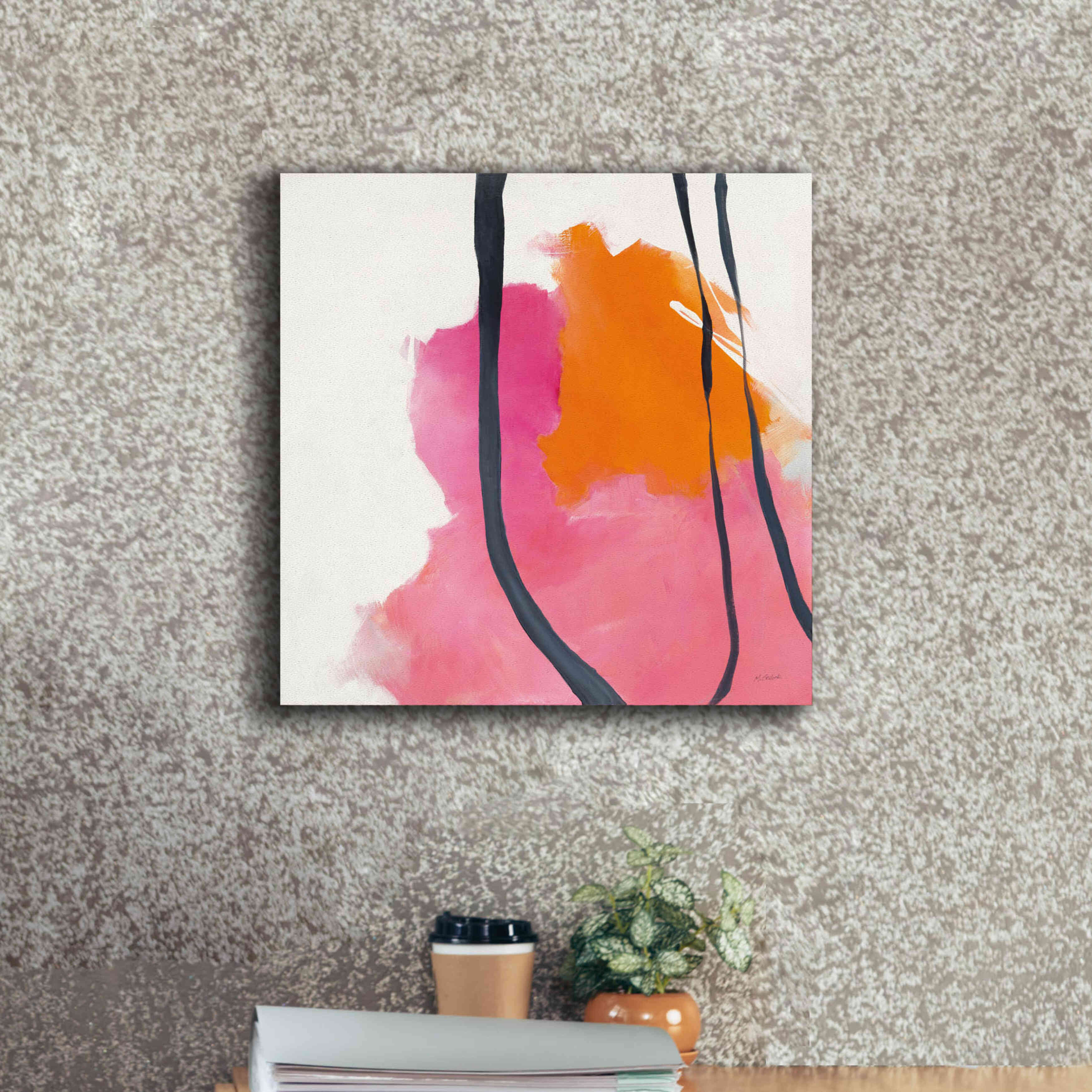 'Somersault II' by Mike Schick, Giclee Canvas Wall Art,18x18
