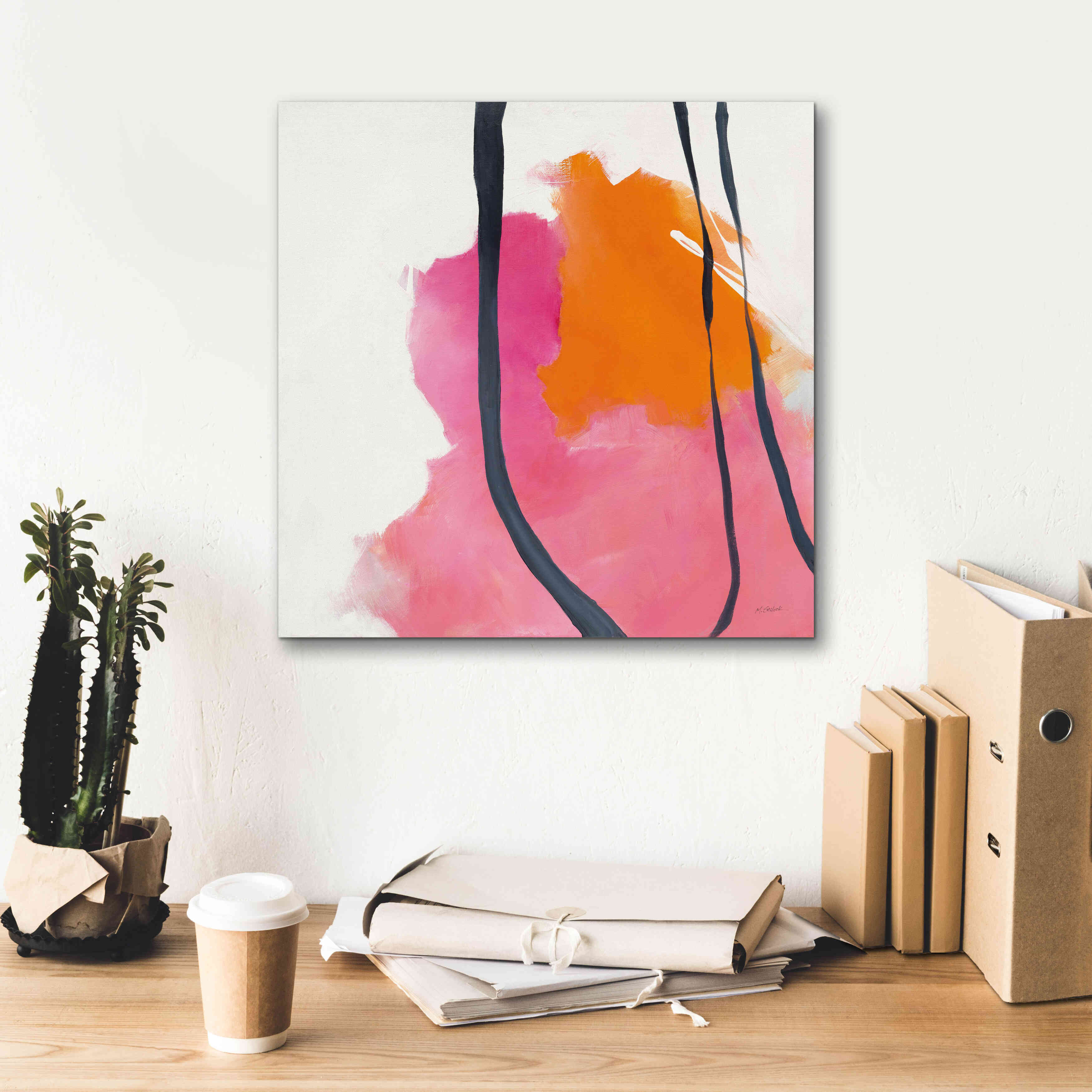 'Somersault II' by Mike Schick, Giclee Canvas Wall Art,18x18