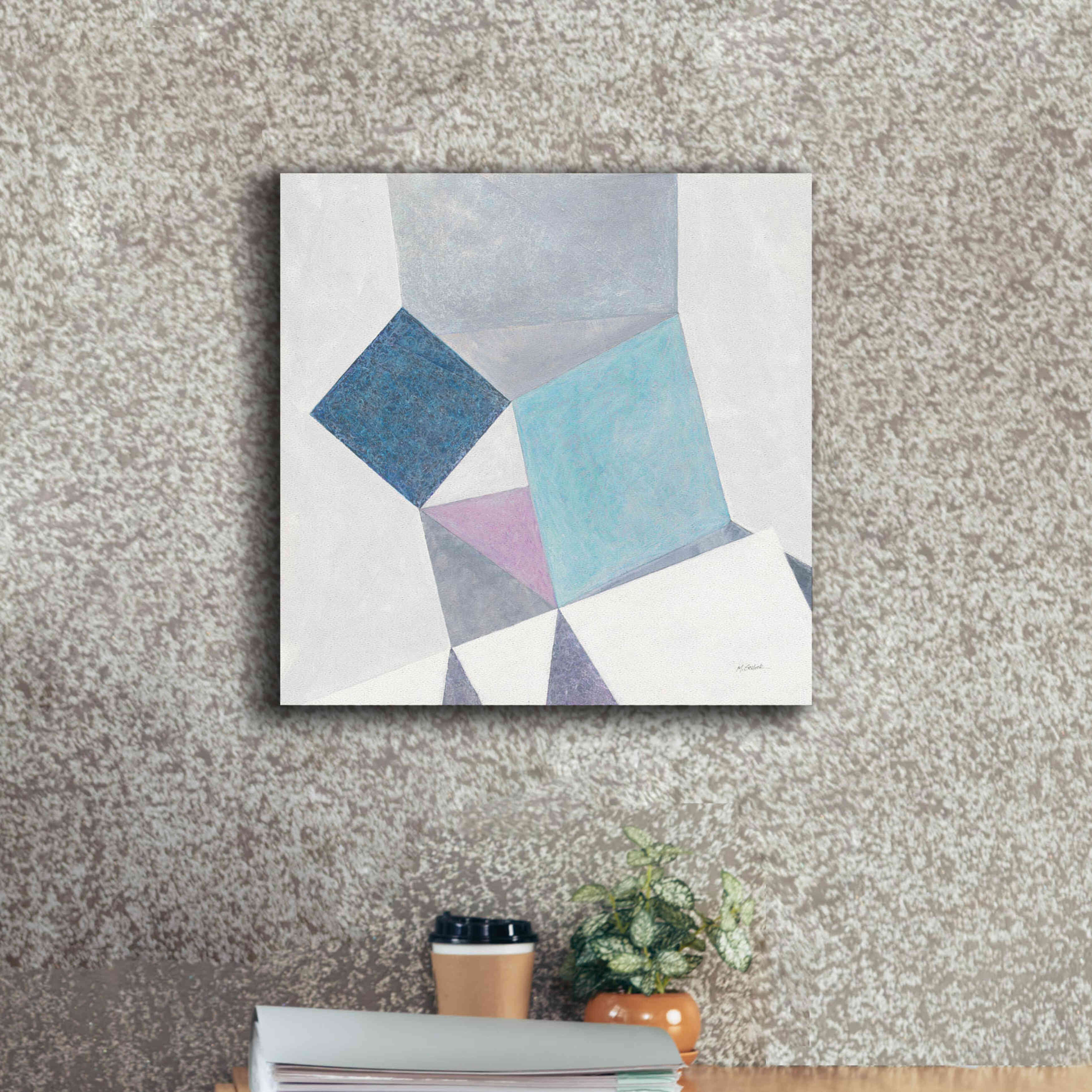 'Paper Cut' by Mike Schick, Giclee Canvas Wall Art,18x18