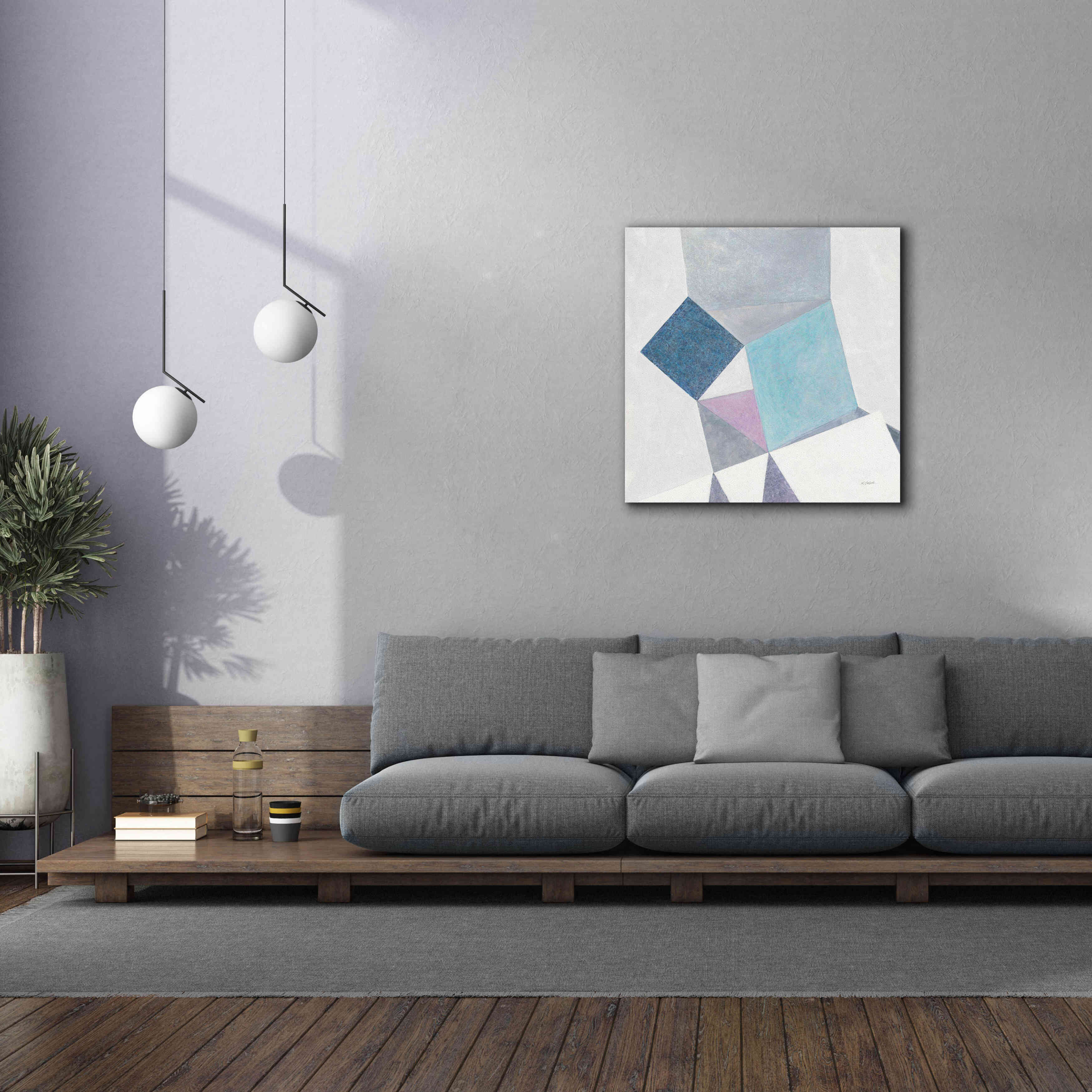 'Paper Cut' by Mike Schick, Giclee Canvas Wall Art,37x37