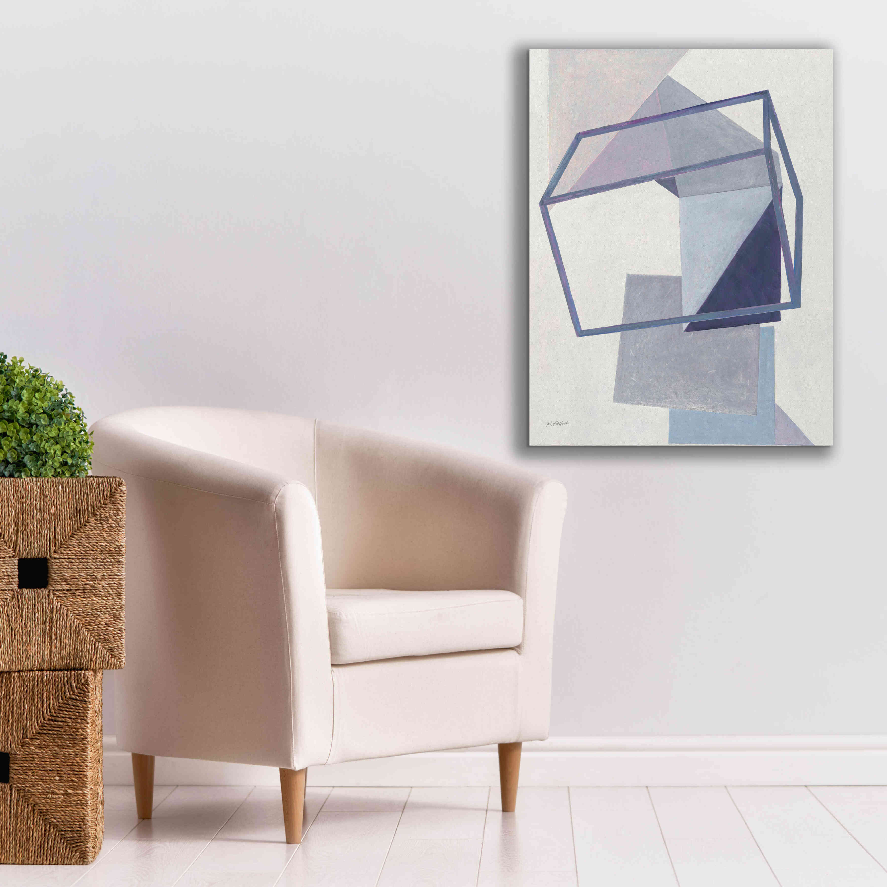 'Paper Trail III Crop' by Mike Schick, Giclee Canvas Wall Art,26 x 34