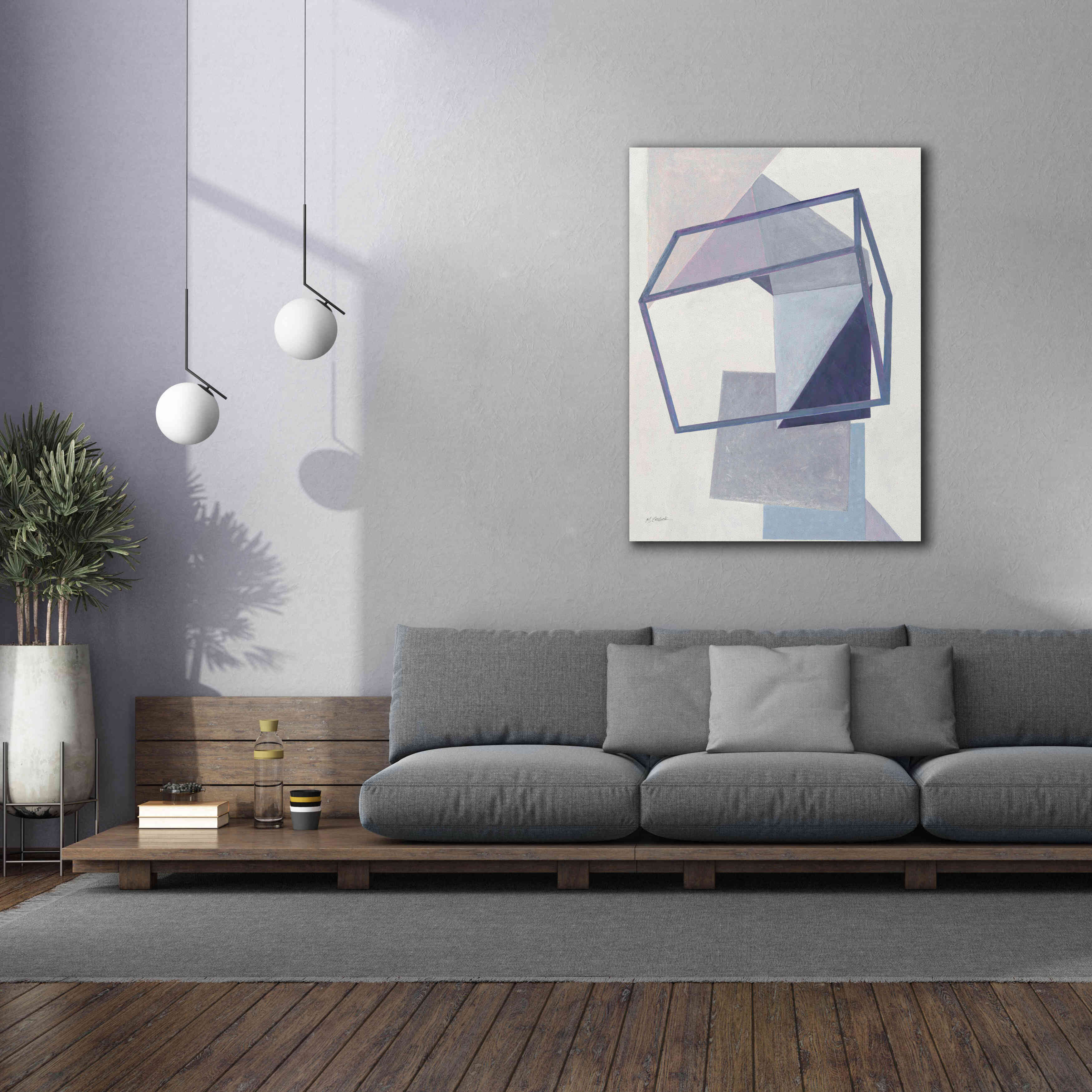 'Paper Trail III Crop' by Mike Schick, Giclee Canvas Wall Art,40 x 54