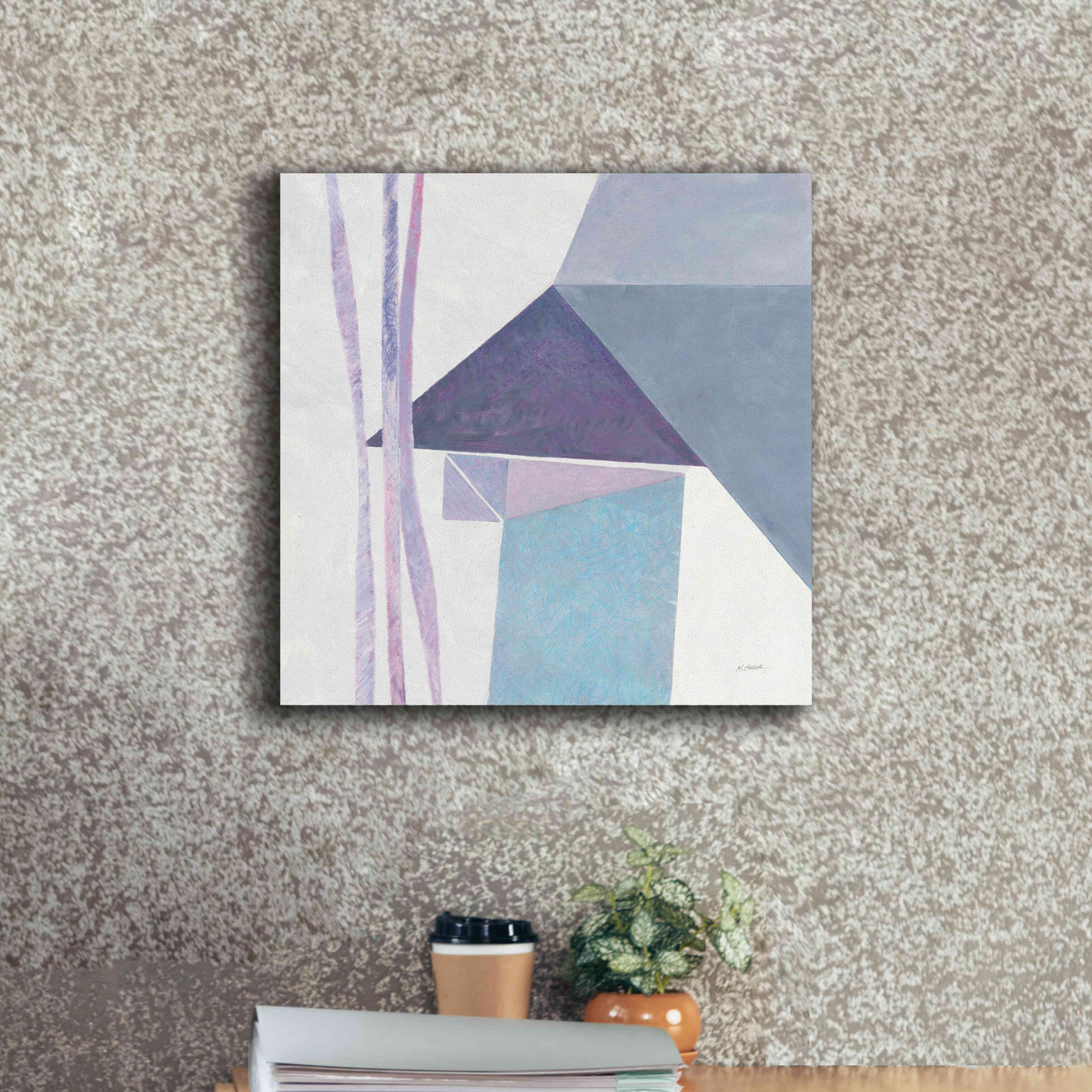 'Paper Work III' by Mike Schick, Giclee Canvas Wall Art,18x18