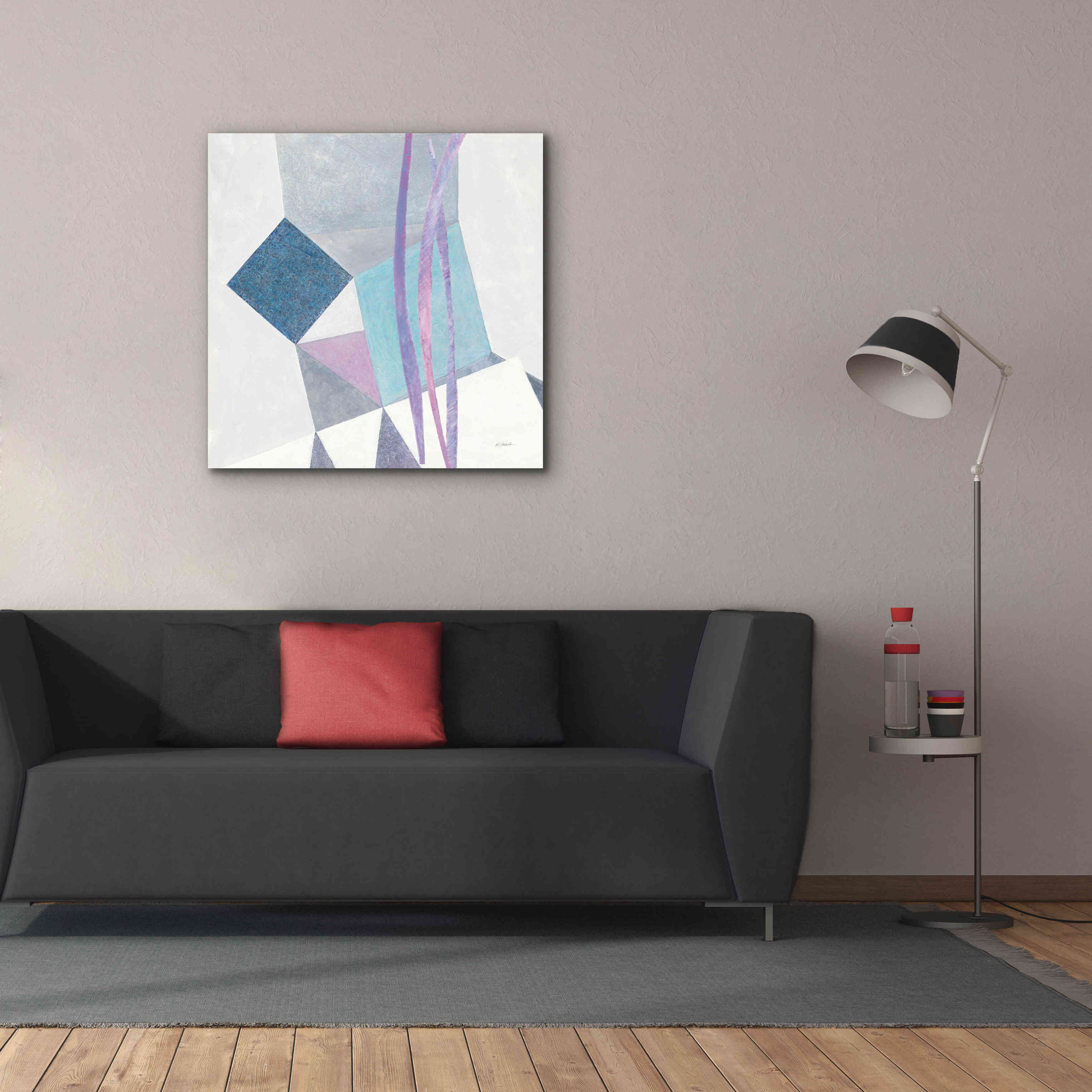 'Paper Cut II' by Mike Schick, Giclee Canvas Wall Art,37x37