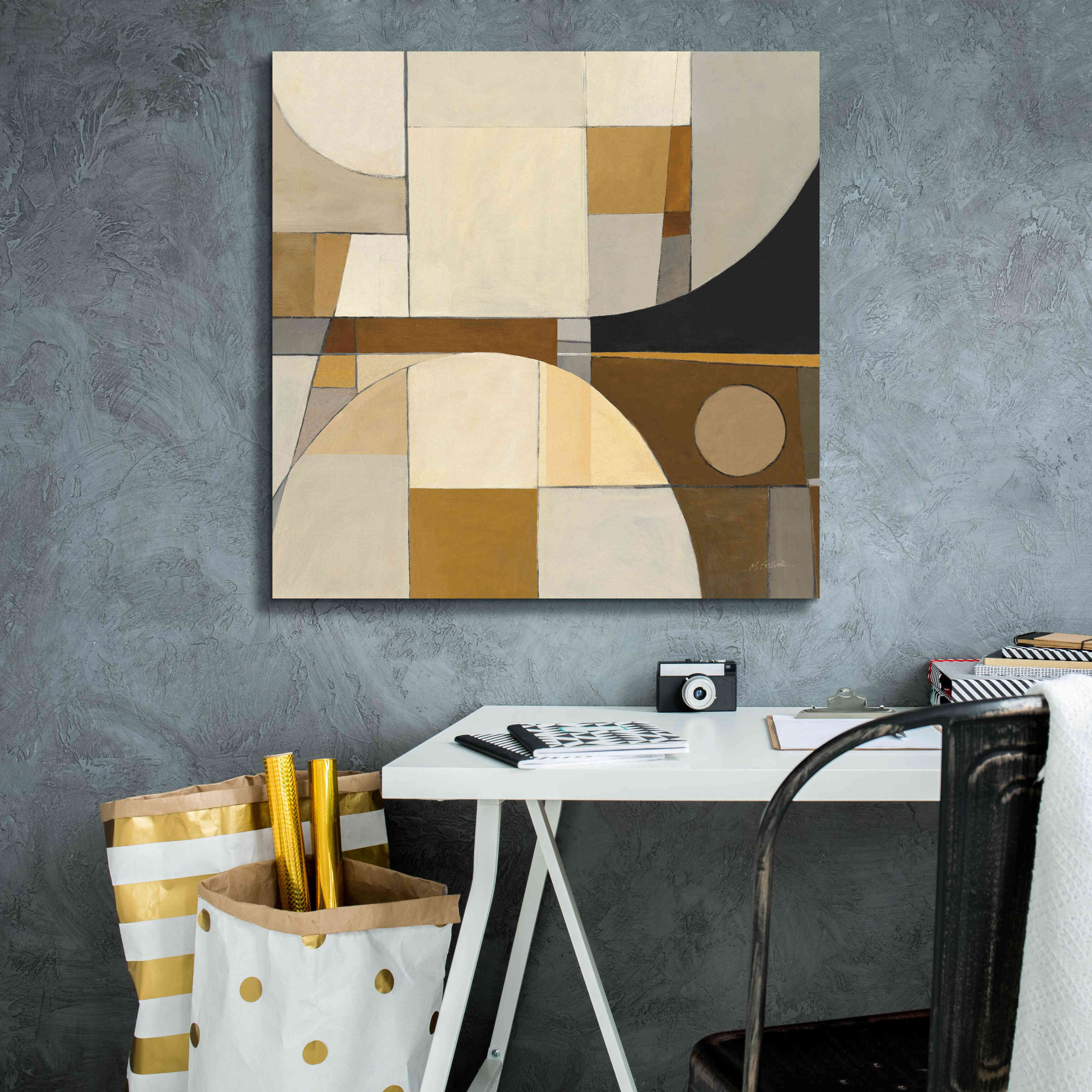 'Champagne IV Crop' by Mike Schick, Giclee Canvas Wall Art,26x26