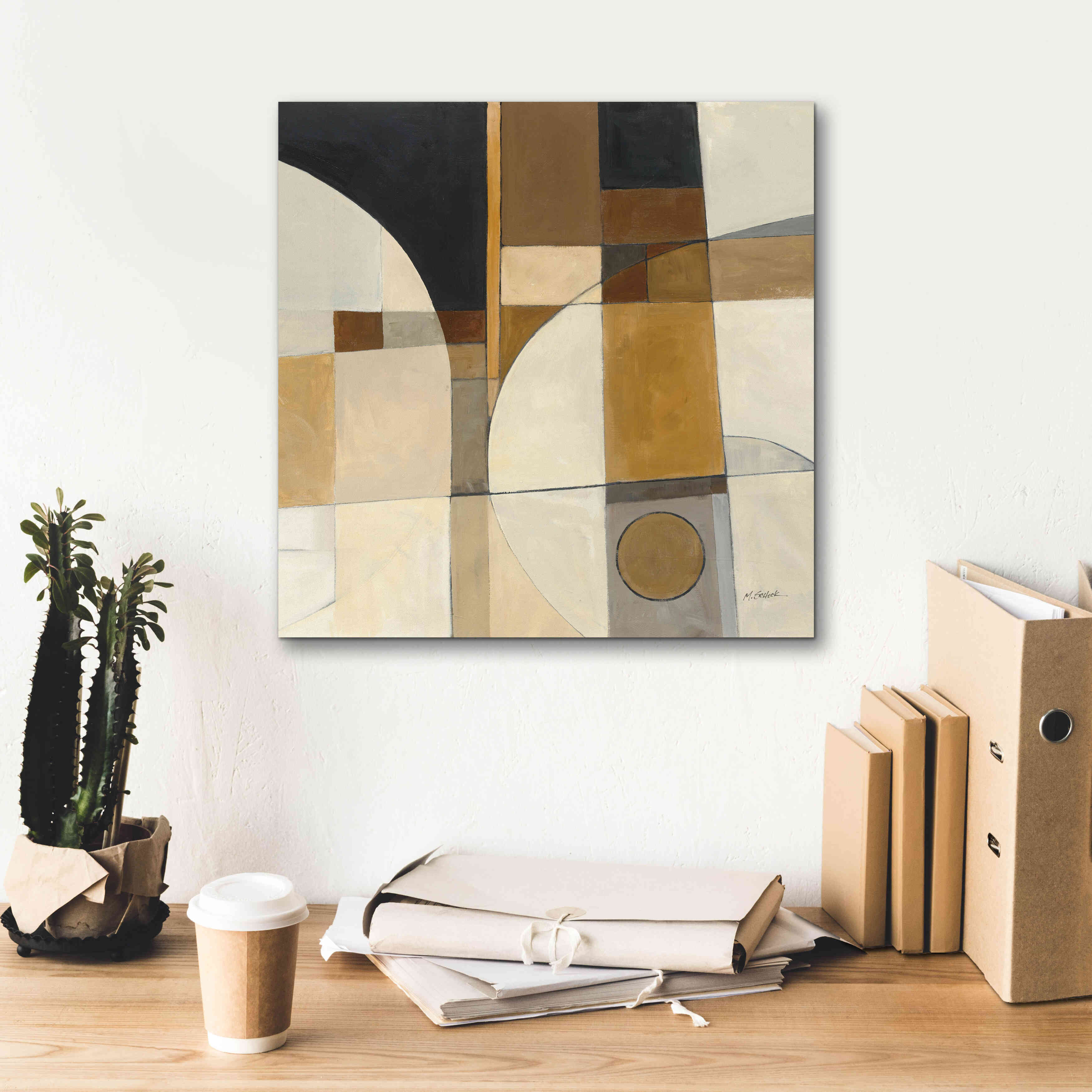 'Champagne III Crop' by Mike Schick, Giclee Canvas Wall Art,18x18