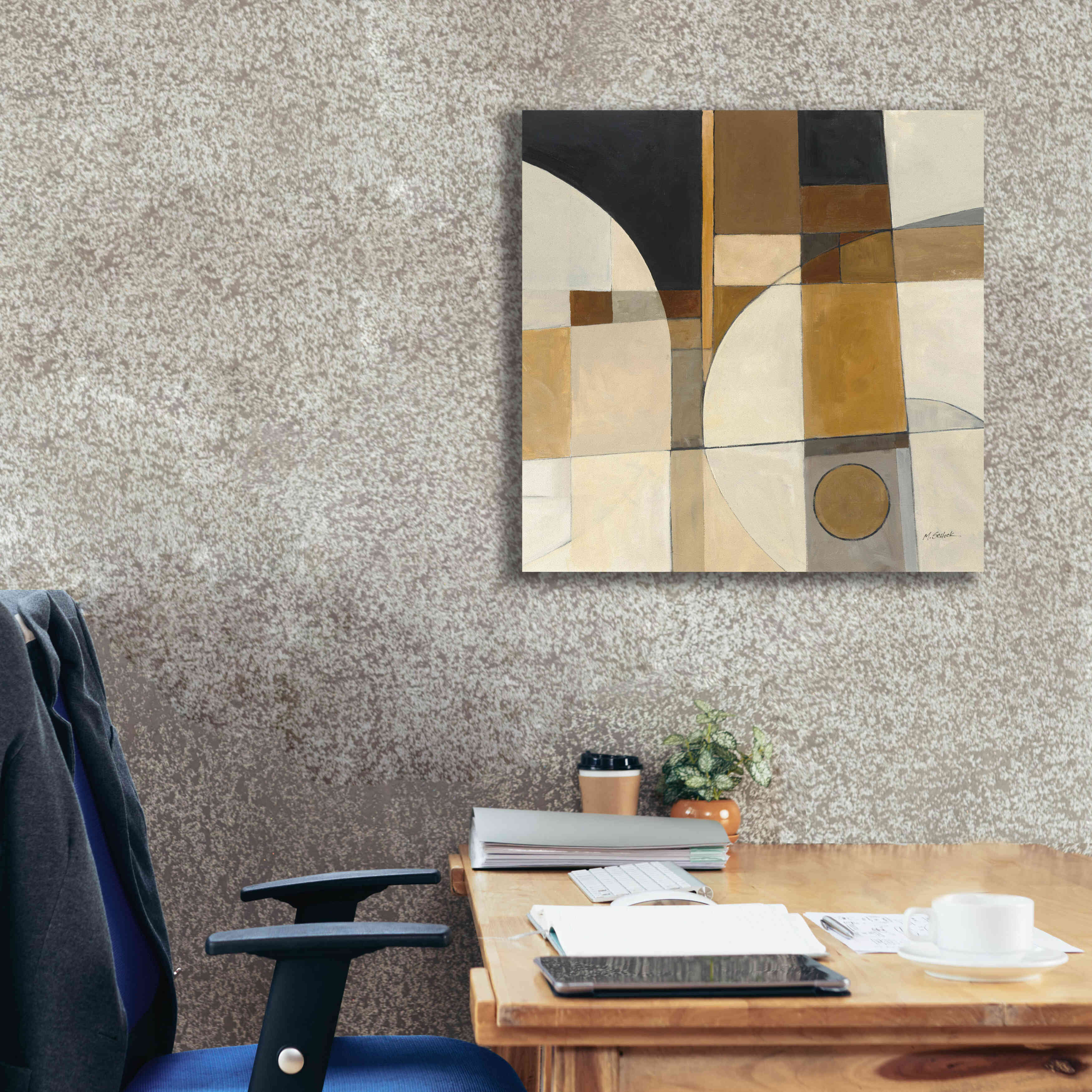 'Champagne III Crop' by Mike Schick, Giclee Canvas Wall Art,26x26