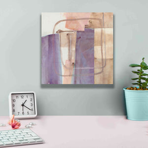 'Passage I Blush Purple' by Mike Schick, Giclee Canvas Wall Art,12x12
