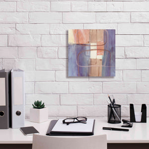 'Passage II Blush Purple' by Mike Schick, Giclee Canvas Wall Art,12x12