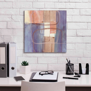 'Passage II Blush Purple' by Mike Schick, Giclee Canvas Wall Art,18x18