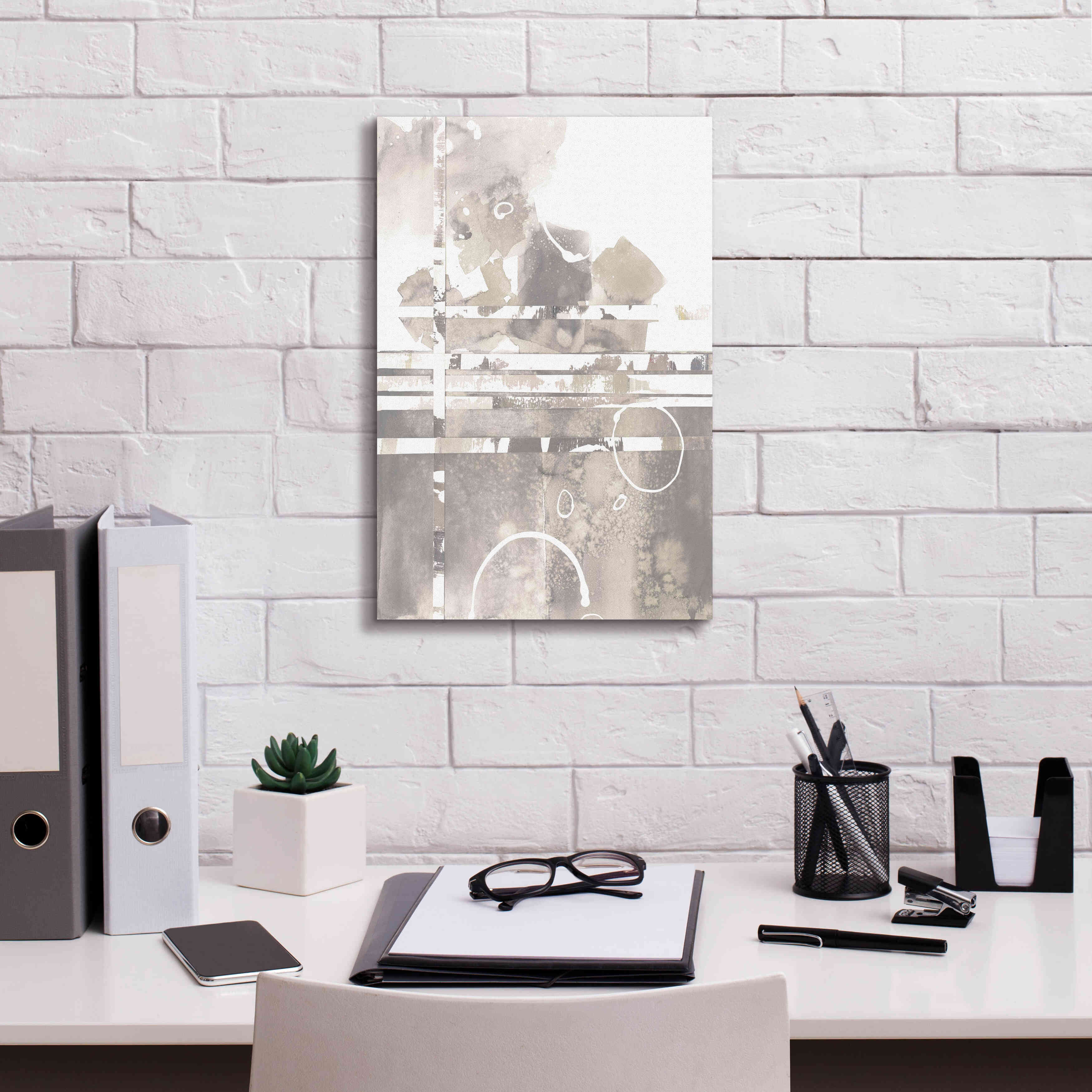 'Inbound Traffic Neutral' by Mike Schick, Giclee Canvas Wall Art,12 x 18