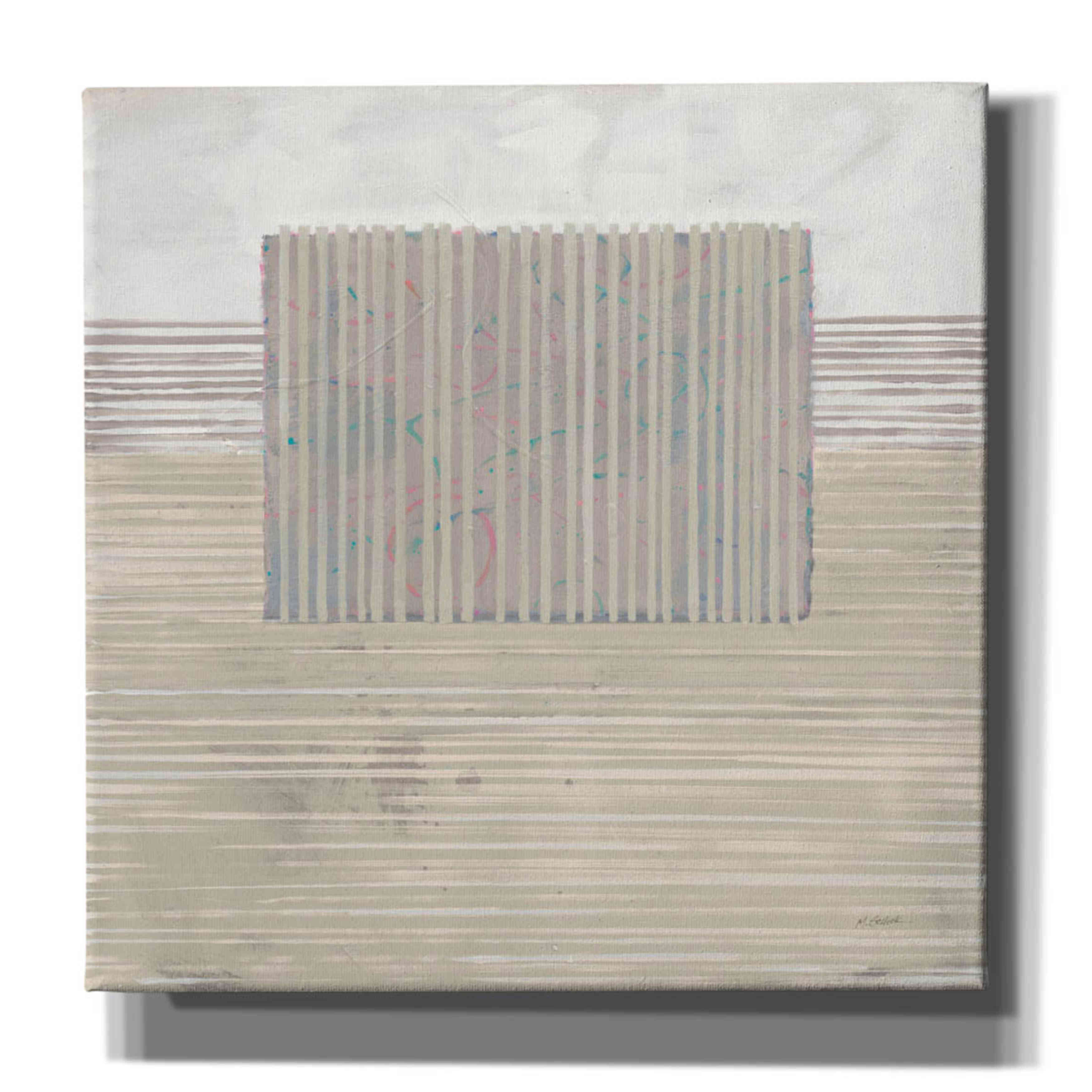 'Layer Of Reality Neutral' by Mike Schick, Giclee Canvas Wall Art