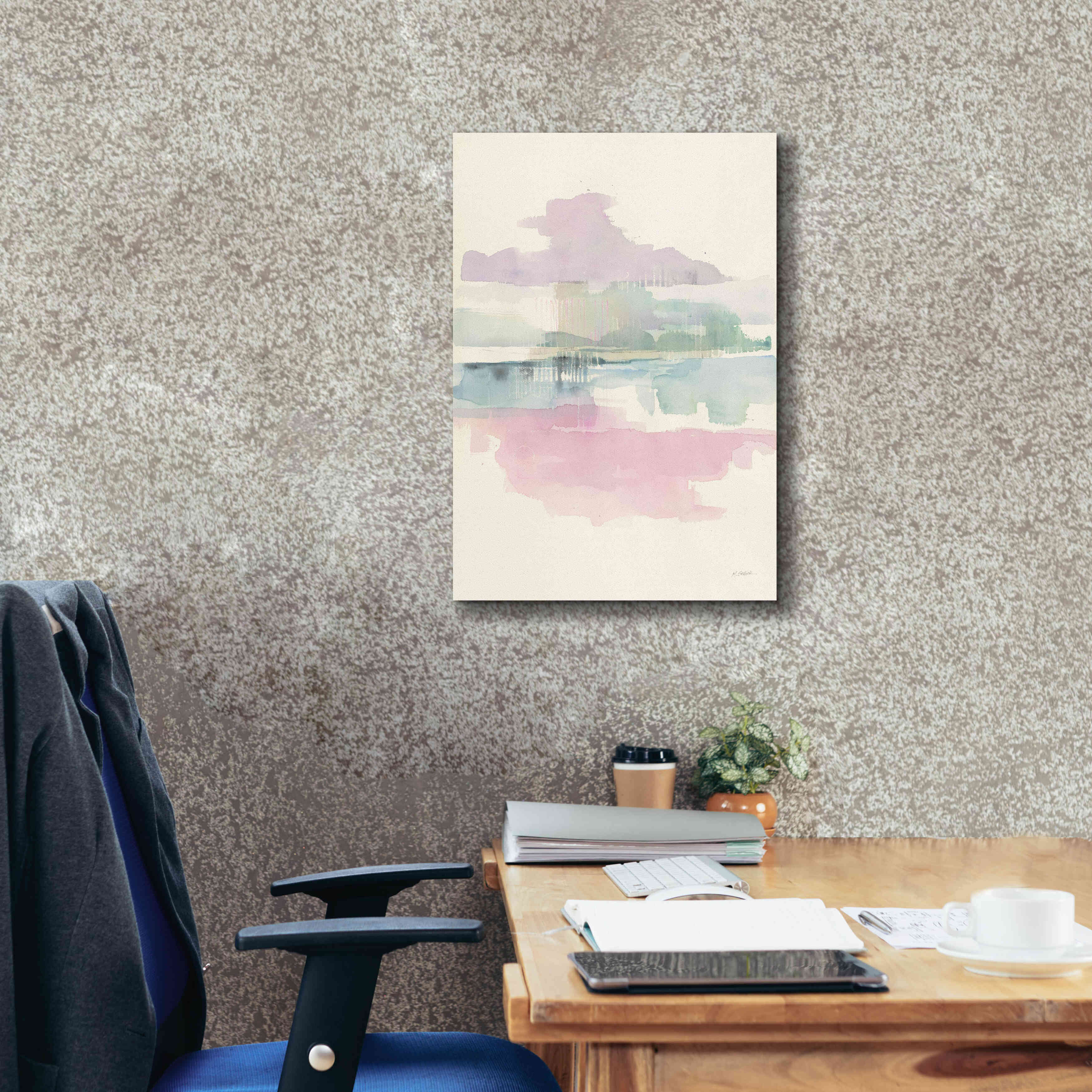 'Lifting Fog Crop' by Mike Schick, Giclee Canvas Wall Art,18x26