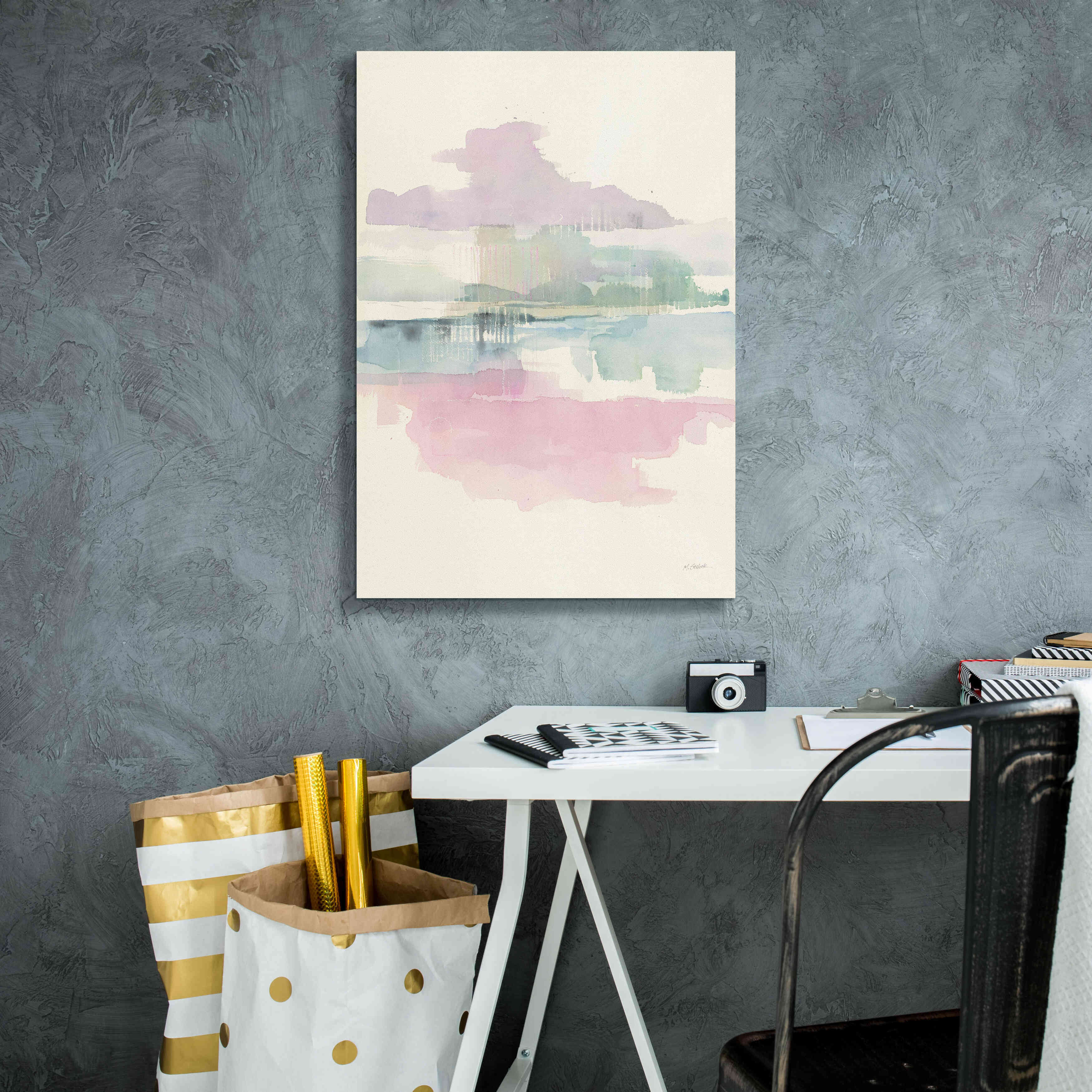 'Lifting Fog Crop' by Mike Schick, Giclee Canvas Wall Art,18x26