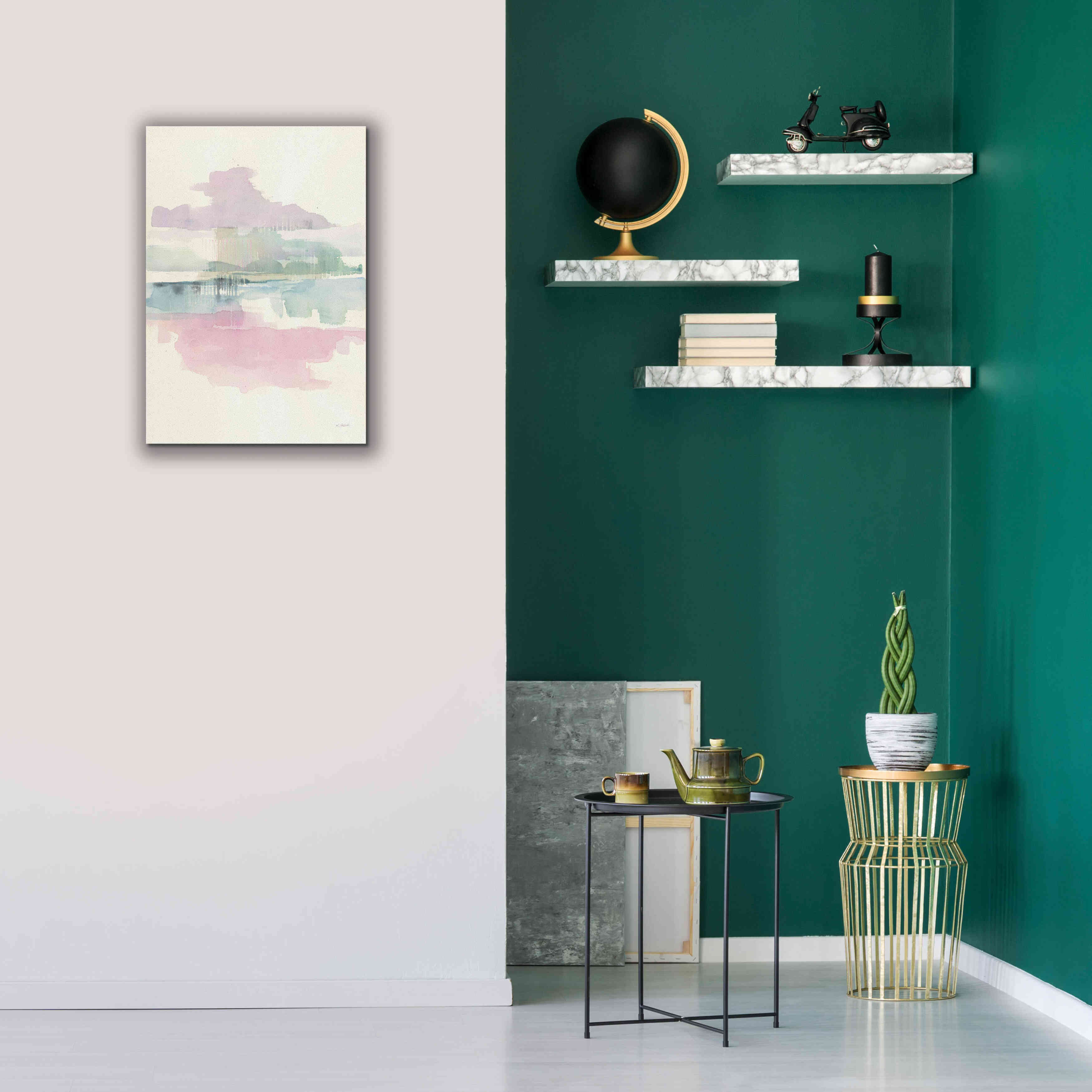'Lifting Fog Crop' by Mike Schick, Giclee Canvas Wall Art,18x26