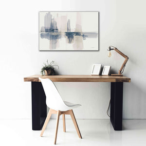 'Improvisation II Navy' by Mike Schick, Giclee Canvas Wall Art,40x26